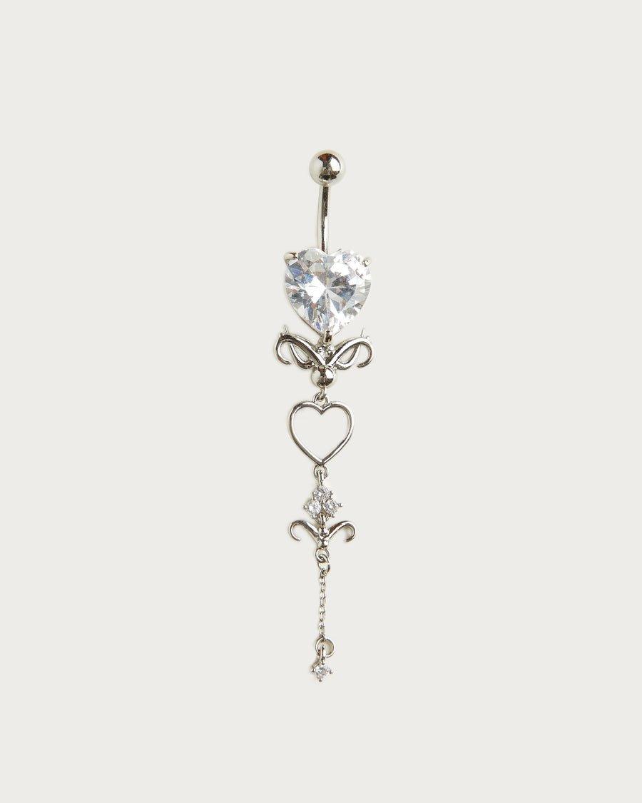 Dripping Belly Ring - Stainless Steel Navel Piercing Jewelry for Women | Perfect for Belly Button Rings, Summer Fashion & Body Piercing Accessories