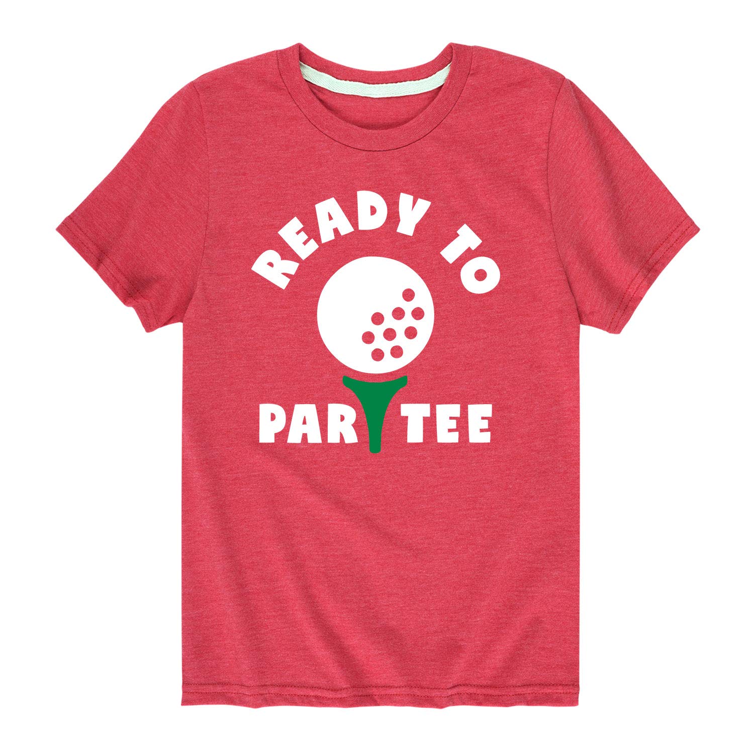 Youth Short Sleeve T-Shirt for Golf & Casual Wear - Ready to Par Tee - Comfortable Cotton Tee for Boys & Girls - Perfect for Golf Outings, School & Everyday Use