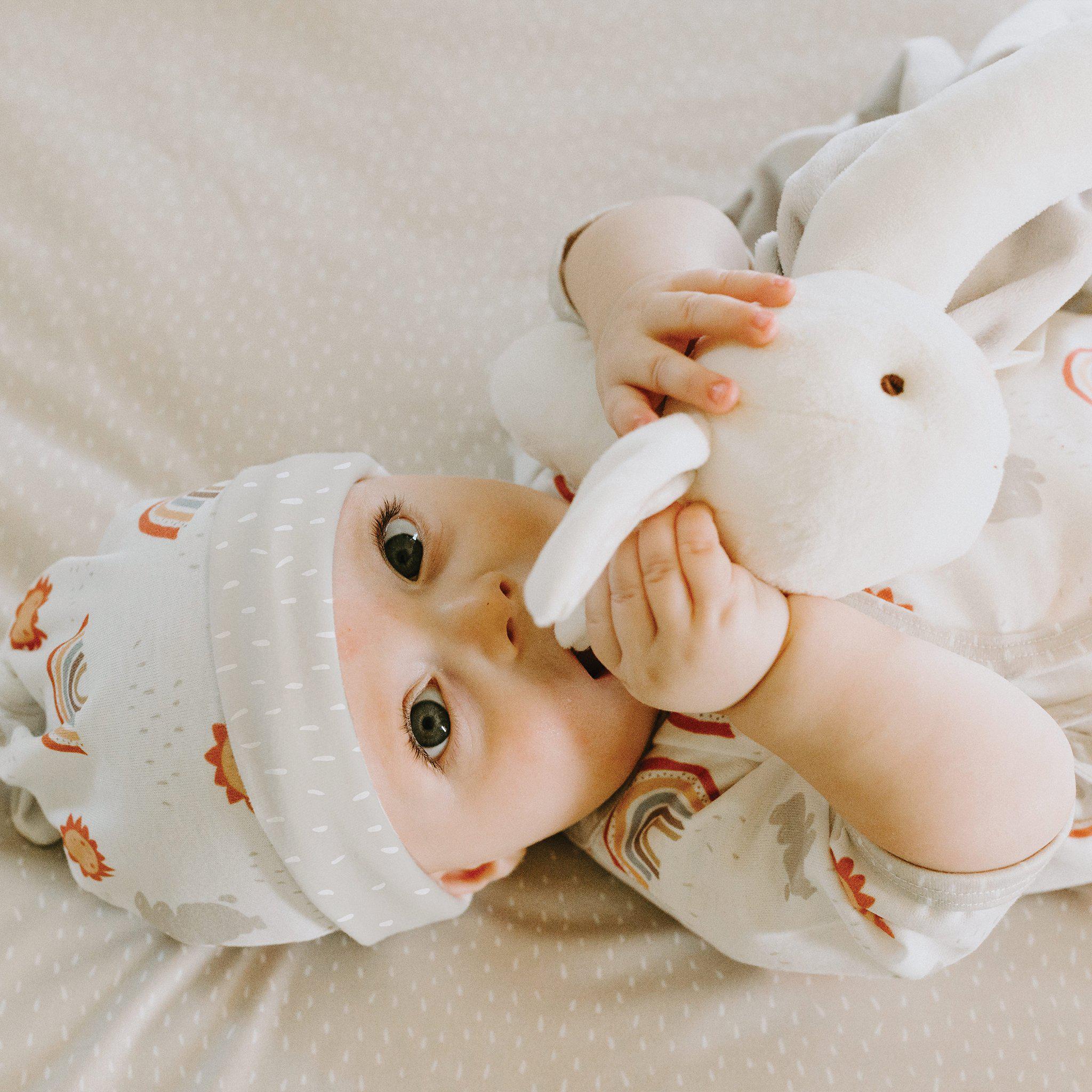 Little Sunshine Knotty Friend - Soft Plush Stuffed Animal Toy for Kids, Perfect for Cuddling, Gifts & Nursery Decor | Playtime, Bedtime & Travel Companion