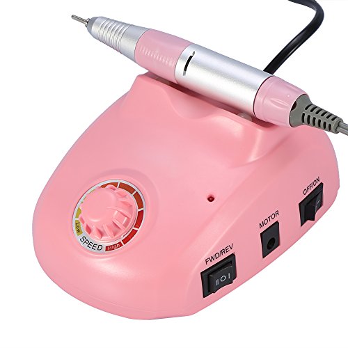 Professional 30000 RPM Electric Nail Drill Machine Kit - Acrylic & Gel Nail File, Polish & Removal Tool - Manicure Pedicure Salon Equipment for Home & Professional Use - Perfect for Nail Art, Extensions & Gel Polish Removal