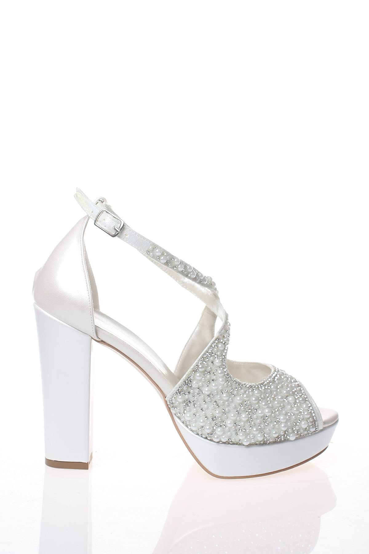 FRM Women's High Heels Platform Shoes - Elegant Party & Evening Pumps for Ladies | Comfortable Stiletto Heels for Weddings, Prom, Night Out & Special Occasions