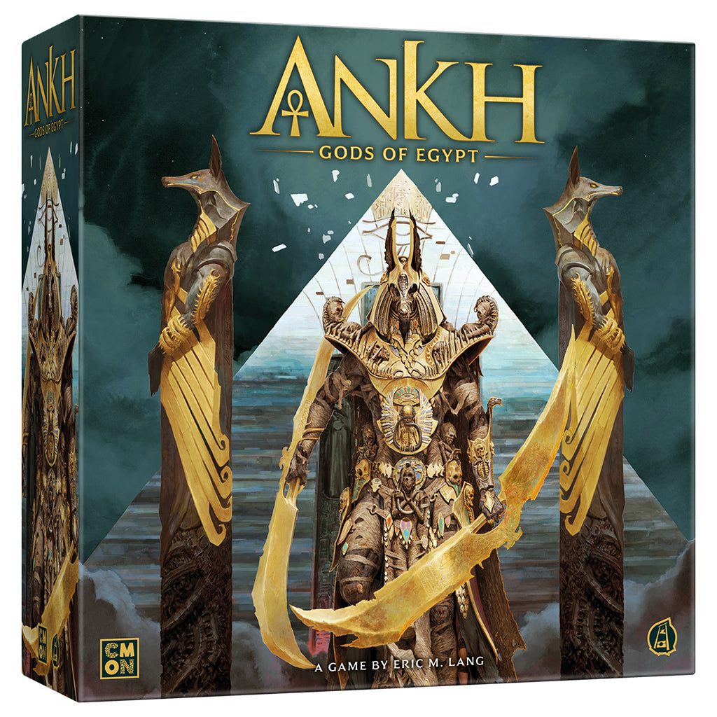 Ankh: Gods of Egypt Board Game - Ancient Egyptian Strategy Game for Adults & Teens - Perfect for Game Nights, Family Gatherings & History Enthusiasts
