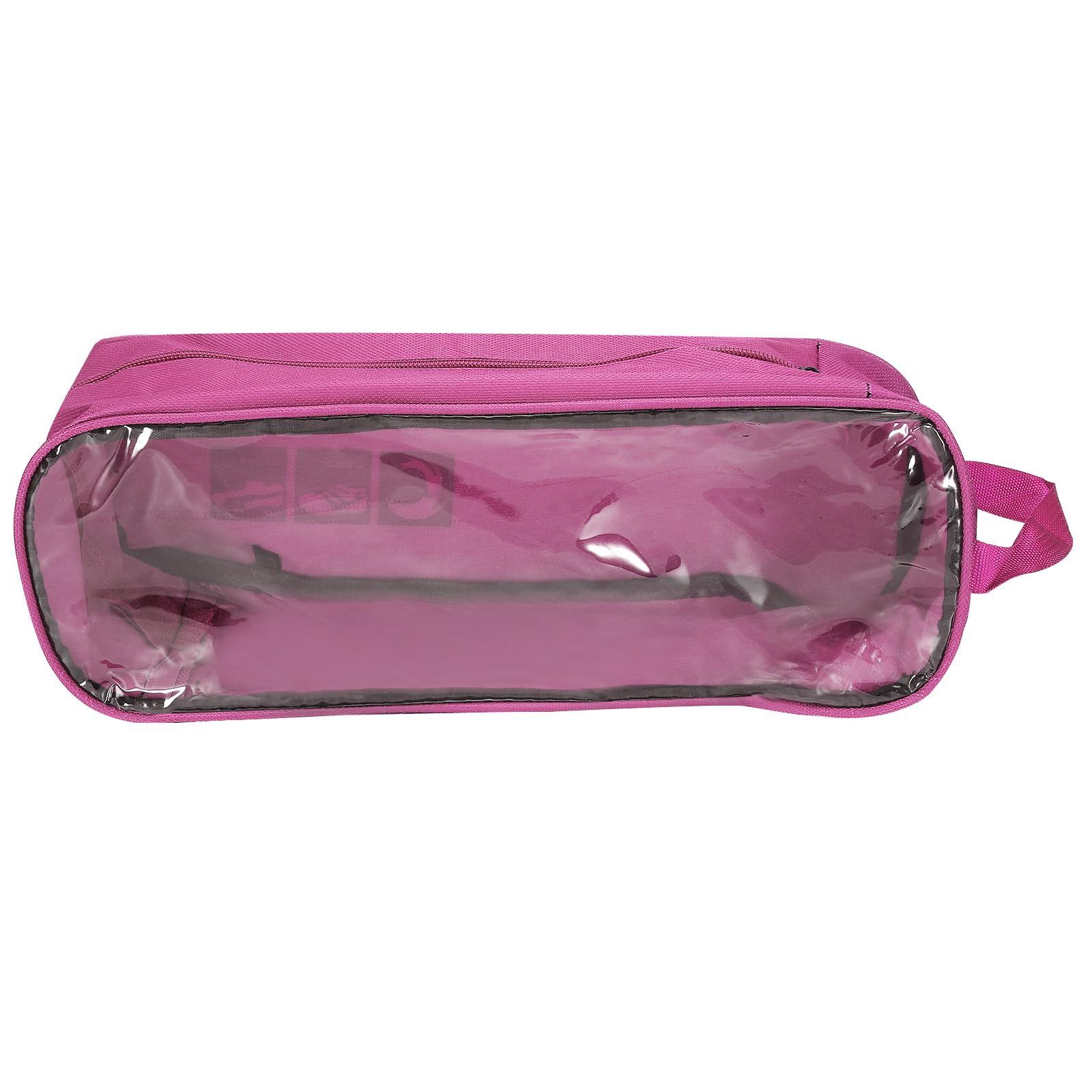 **PATIKIL Golf Shoe Bag - Breathable Zippered Sports Shoe Organizer for Gym, Travel & Golf - Portable & Lightweight (Rose Red) - Perfect for Sneakers, Cleats & Athletic Shoes**