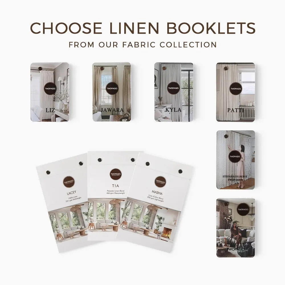 Premium Linen Fabric Swatch Booklets - High-Quality Linen Samples for Upholstery, Drapes & Fashion Design | Perfect for Interior Designers & Textile Professionals