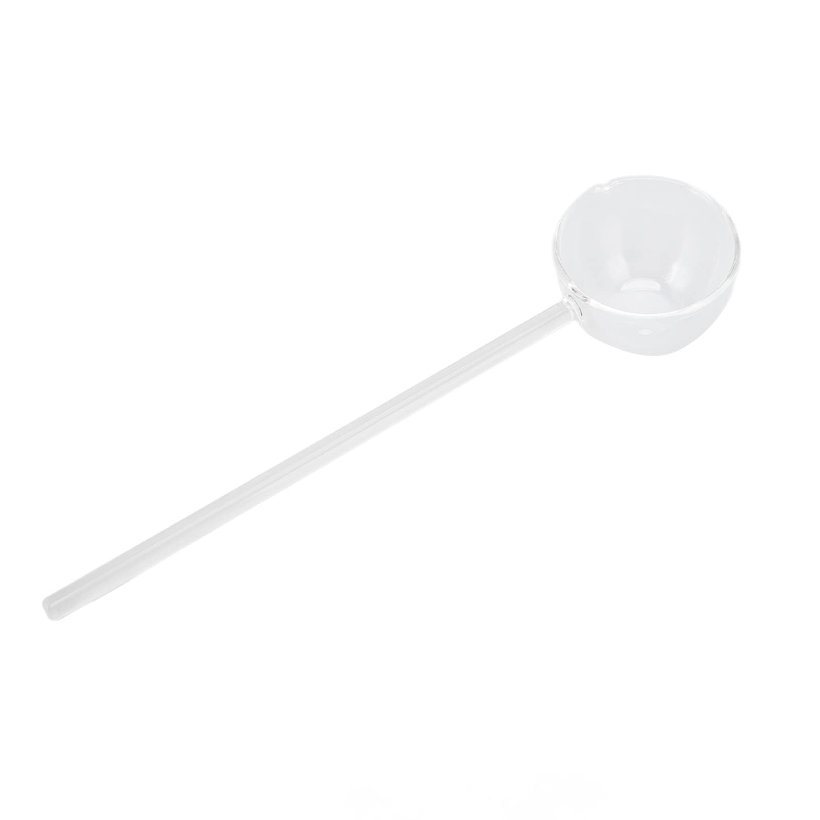 Premium Glass Coffee Stirring Spoons - Set of 6 Transparent Mixing Spoons for Coffee, Tea, Hot Drinks - Ideal for Restaurants, Cafes & Home Use - Perfect for Stirring, Serving & Decorating Beverages