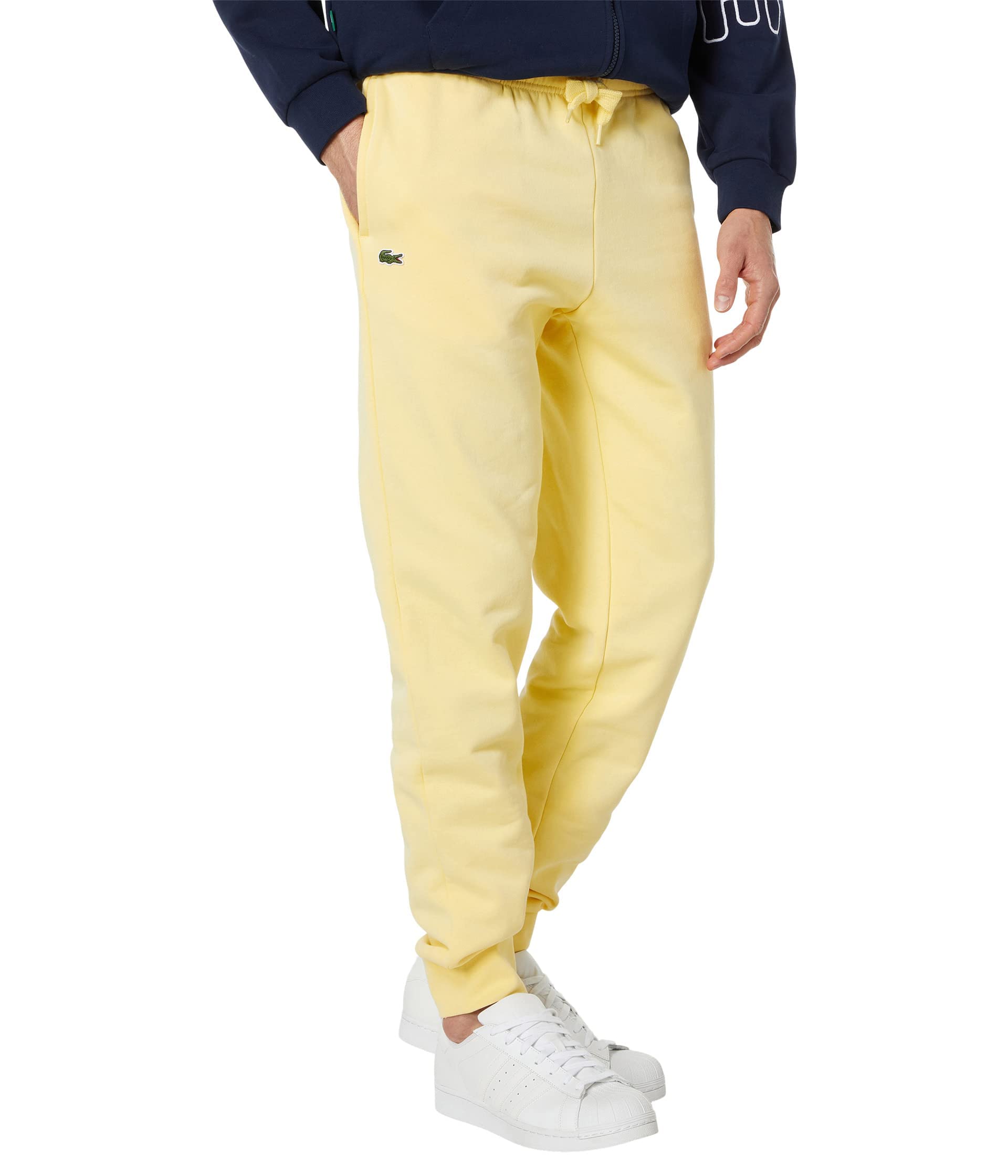 Lacoste Men's Fleece Joggers Pants - Soft Comfortable Athletic Sweatpants for Running, Gym, Lounge & Casual Wear