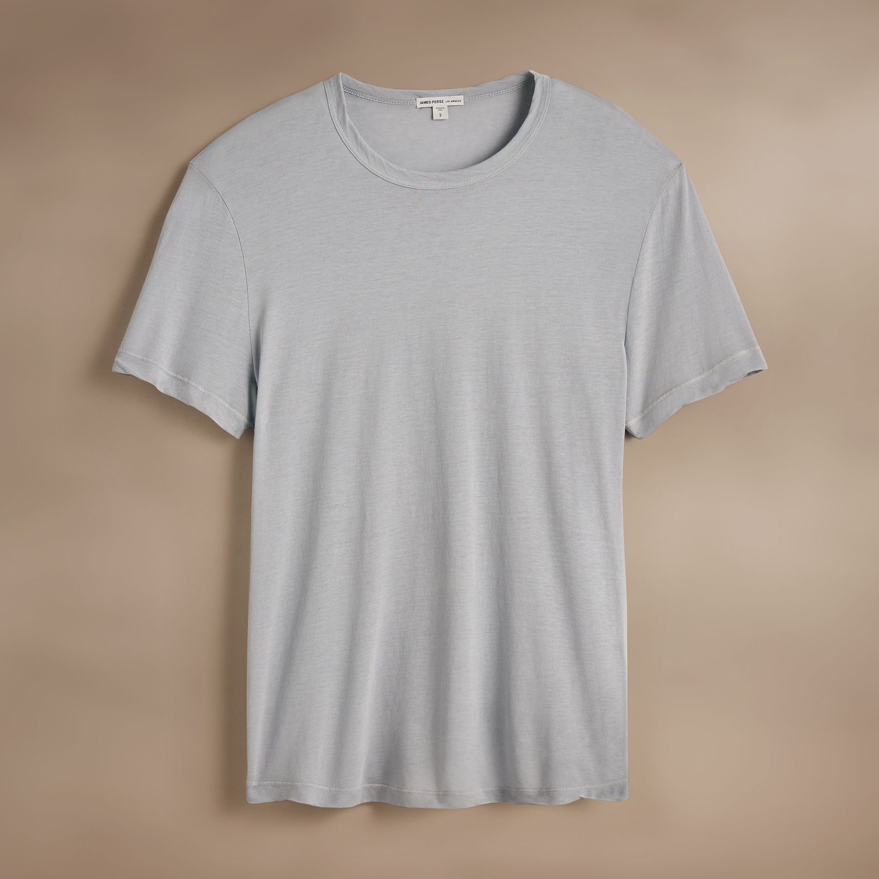 Clear Jersey Crew Grey Glacier Pigment - Soft & Stylish Men's T-Shirt for Casual Wear, Gym & Everyday Outfits