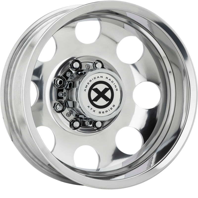 American Racing 16x6 AR204 Baja Dually Polished +111mm Wheels - Premium Off-Road & Truck Rims for Enhanced Performance & Style - Perfect for Jeep Wrangler, Ford F-150, Chevy Silverado & More