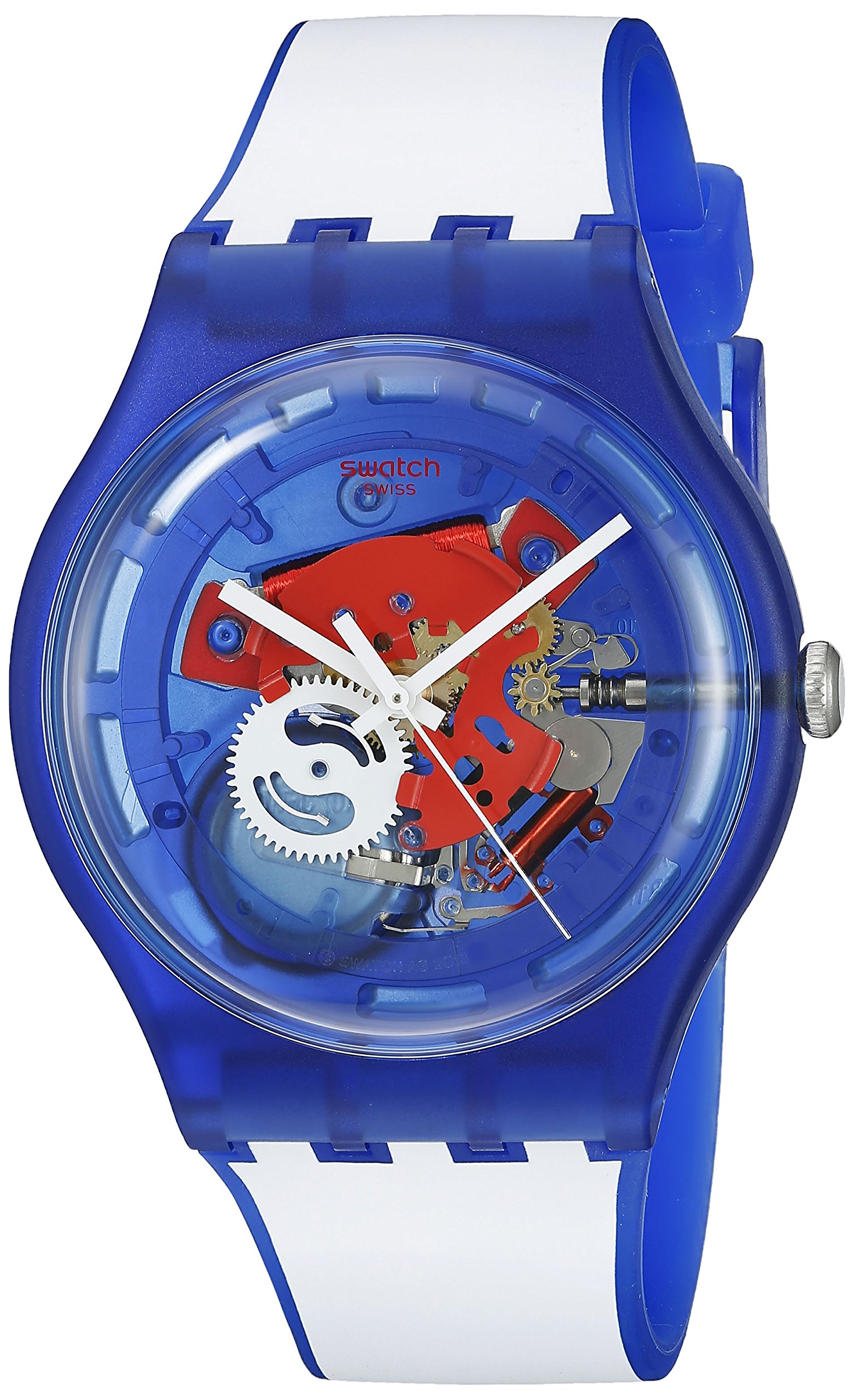 Swatch Unisex SUON112 Originals Analog White Watch - Swiss Quartz Movement - Perfect for Casual Wear, Office & Everyday Use
