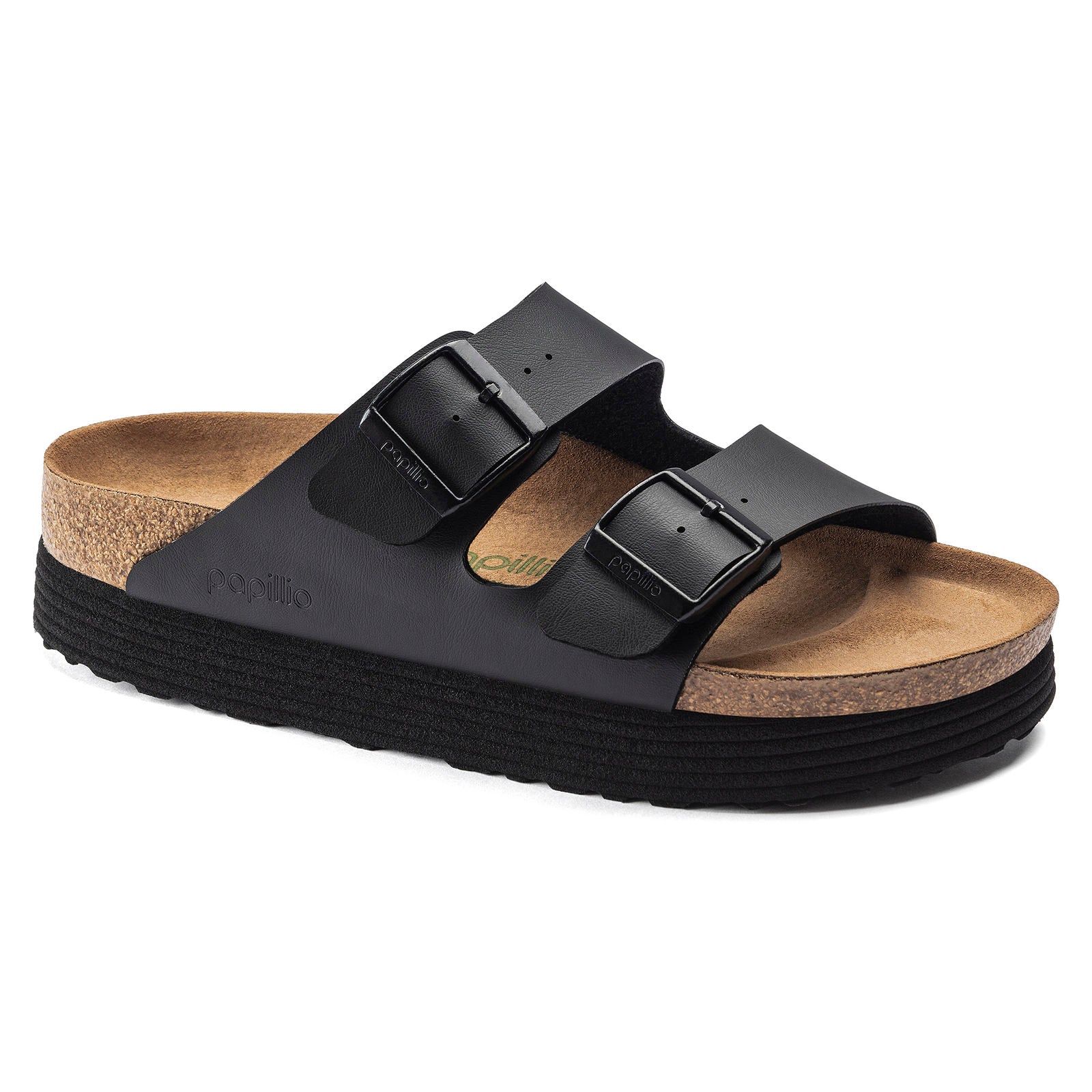 Birkenstock Arizona Platform Vegan Sandals for Women - Comfortable Cork Footbed & Adjustable Straps | Perfect for Summer, Beach, and Casual Outfits