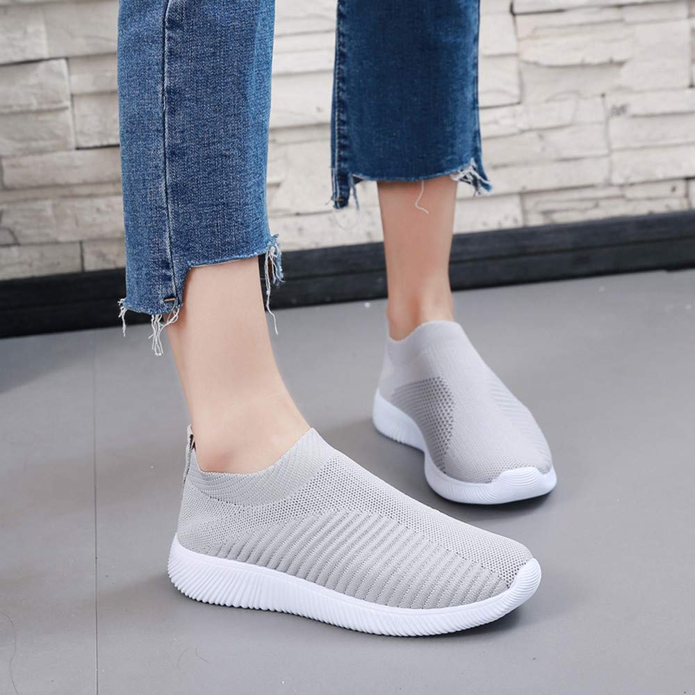 Rvidbe Women's Slip-On Walking Shoes - Lightweight Comfortable Non-Slip Sneakers for Running, Gym & Casual Wear - Perfect for Workouts, Travel & Everyday Use
