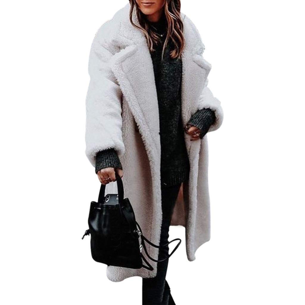 TWDYC Women's Winter Long Jacket Coat - Thick Warm Oversized Chunky Outerwear Overcoat for Cold Weather (XXL) | Perfect for Outdoor Activities, Work Commute & Casual Wear