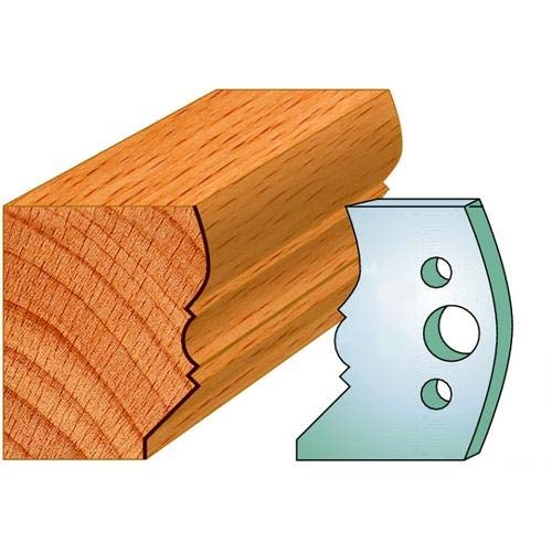 CMT 690.503 690-503 Series Pair Profile Knives KSS 50mm x 4mm - 5-Piece Set for Woodworking & Cabinet Making - Perfect for Router Bits, Joinery, and Trim Work