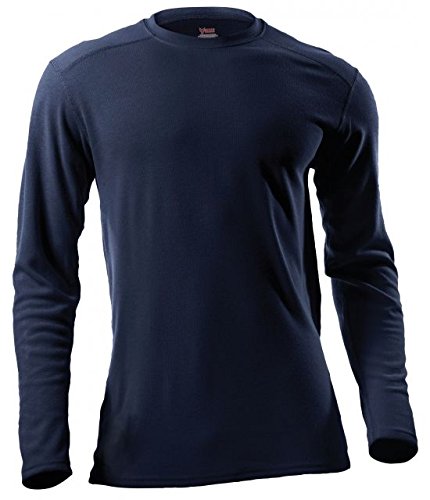 DRIFIRE Heavyweight Long Sleeve FR Shirt - Flame Resistant Workwear for Electricians, Welders & Industrial Safety (Perfect for Construction Sites & Hazardous Work Environments)