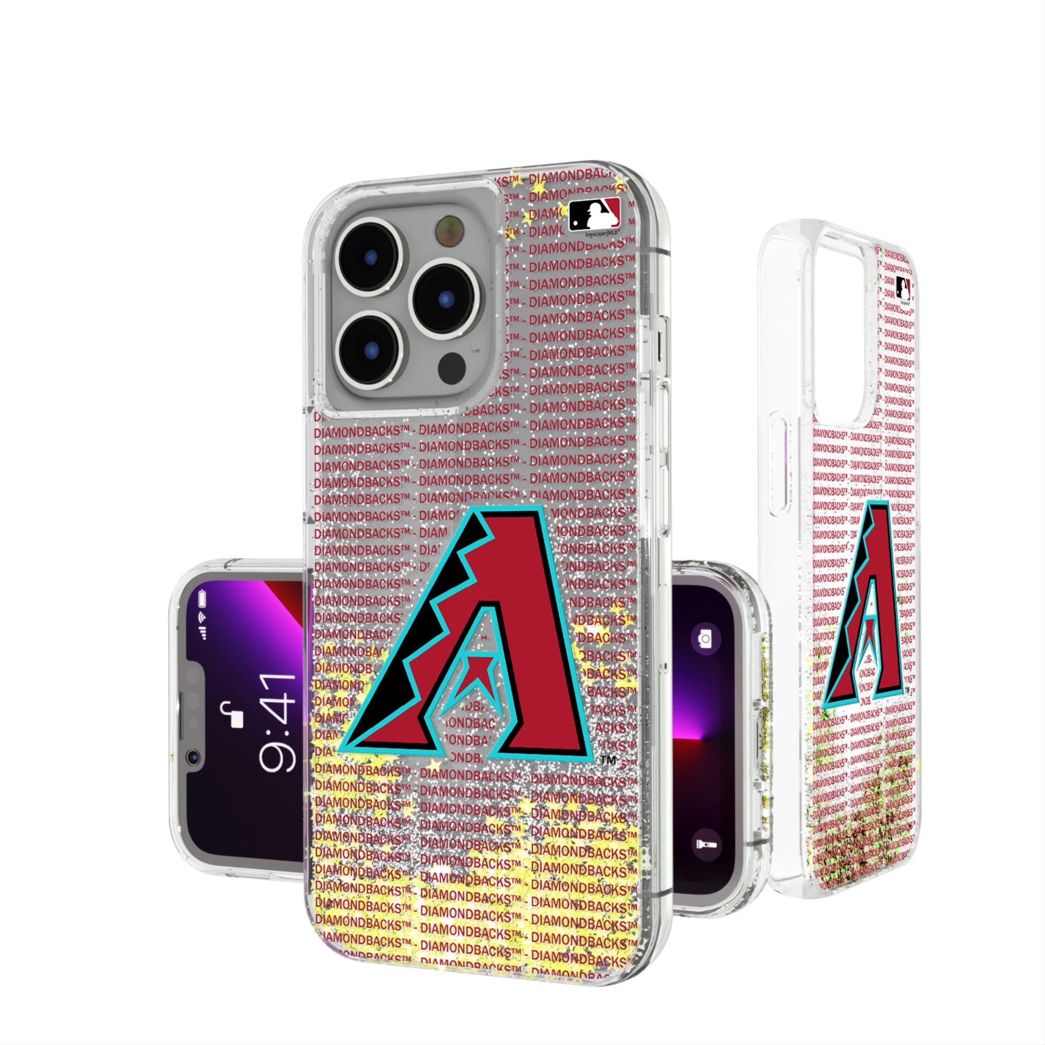 Arizona Diamondbacks Glitter Phone Case - Sparkly Diamondbacks Design for iPhone & Android | Perfect for Baseball Games & Fan Gifts