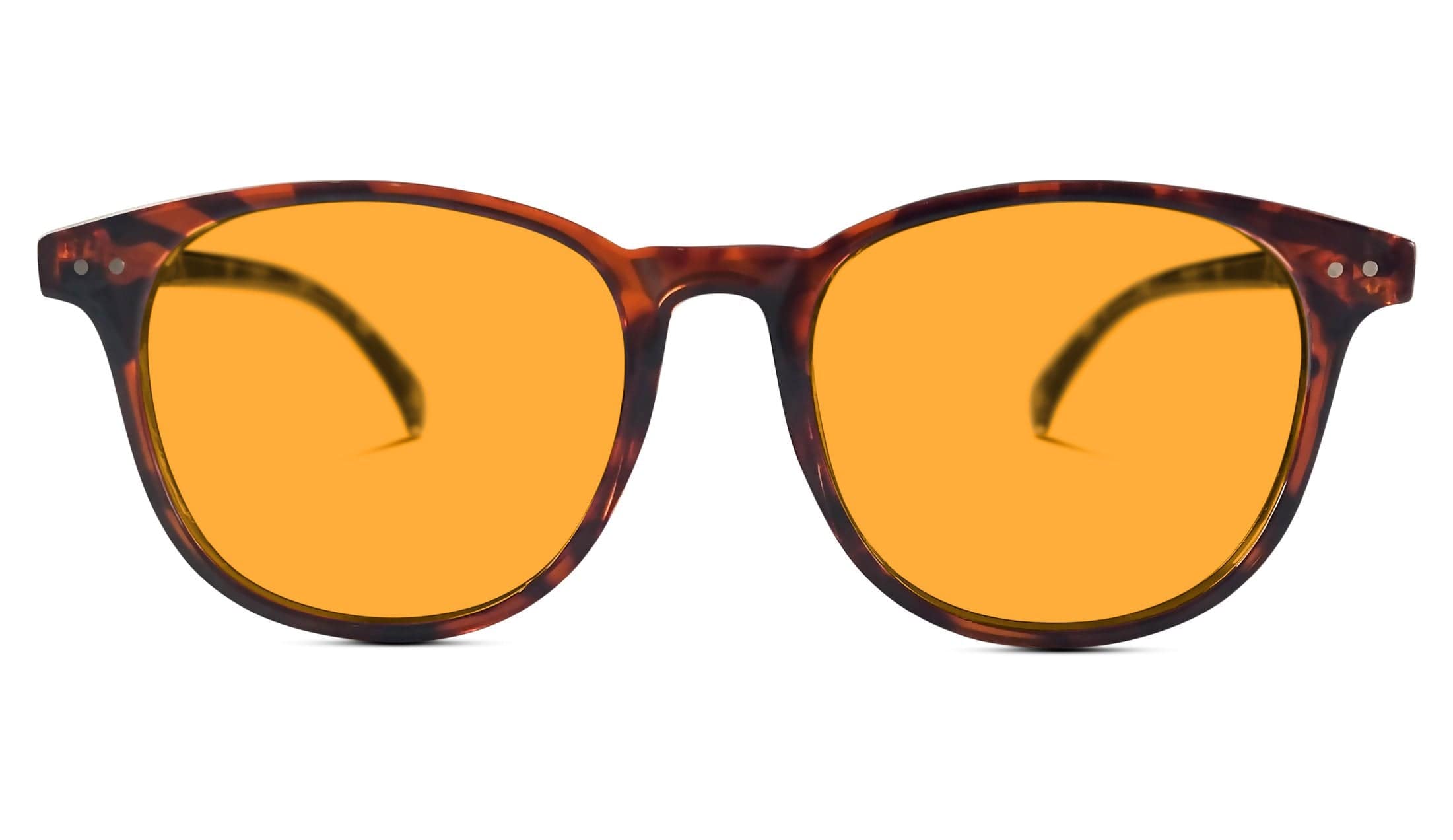 SunDown Blue Light Blocking Glasses - Tortoise Shell Reading Glasses for Men & Women - Reduce Eye Strain for Computer Work, Gaming & Nighttime Reading