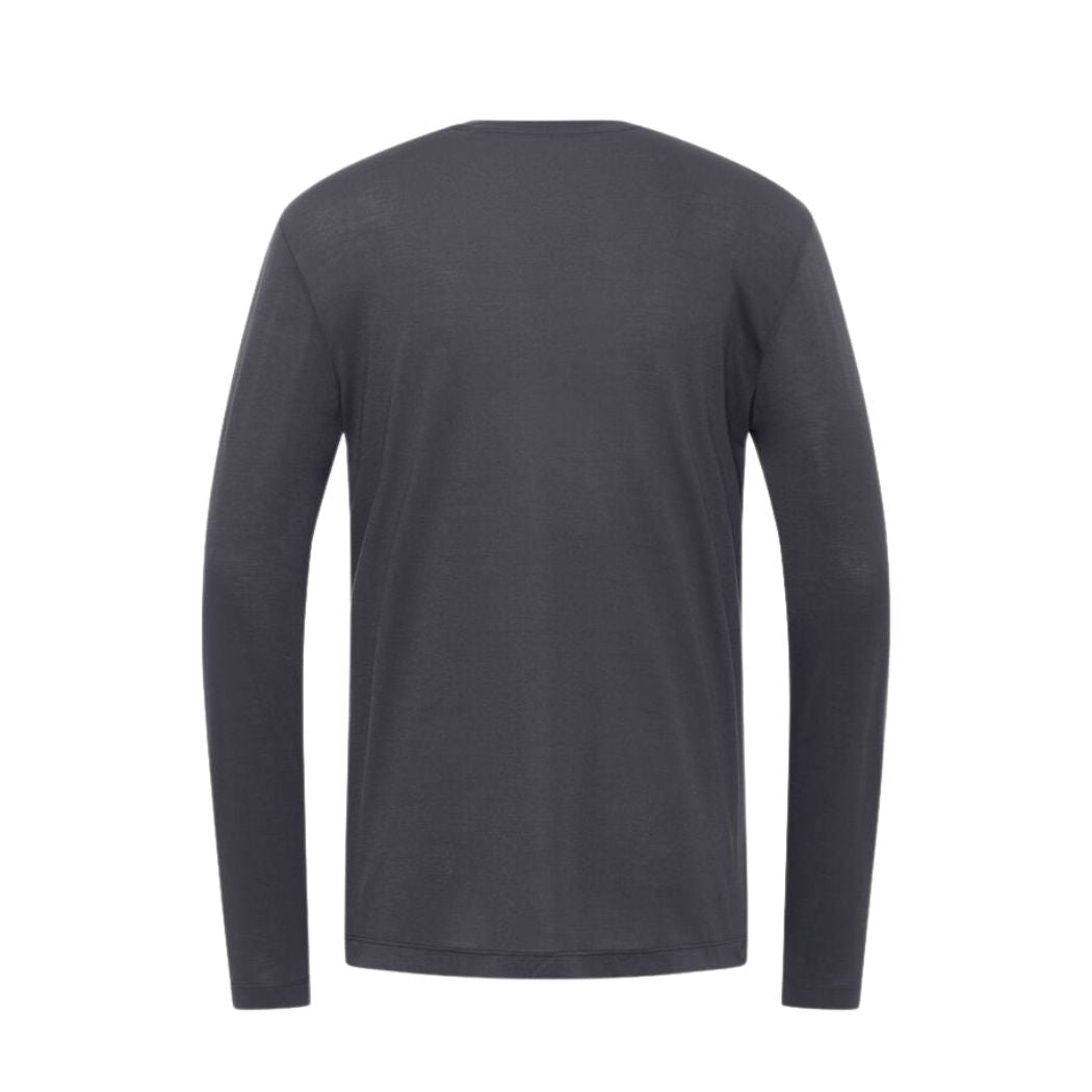 Jack Wolfskin Vonnan Men's Long Sleeve T-Shirt - Moisture Wicking Quick Dry Performance Top for Hiking, Camping & Outdoor Activities