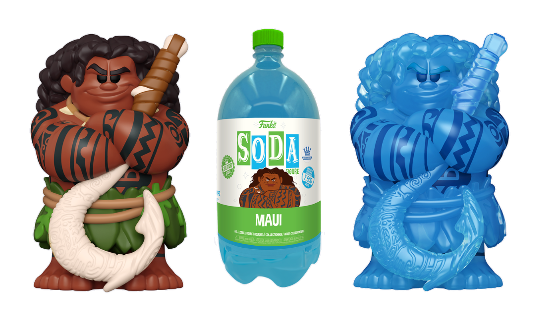 Disney Moana Maui 3L Funko Pop! Vinyl Soda Figure - Limited Edition (Chance of Chase) - Perfect for Collectors, Disney Fans & Home Decor