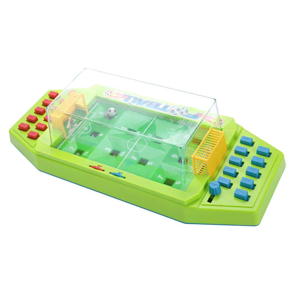 Interactive Desktop Football Toy - 2 Player Tabletop Soccer Game for Kids & Adults | Early Educational Toy for Learning & Fun | Perfect for Office, Home & Party Games (Green) - High Quality Assurance