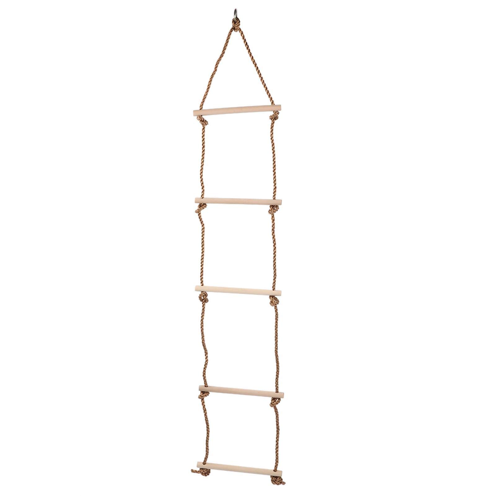 Shanrya Odor-Free Eco-Friendly Safe Kids Rope Ladder - Indoor/Outdoor Climbing Ladder for Children & Adults - Perfect for Playrooms, Backyards, and Treehouses
