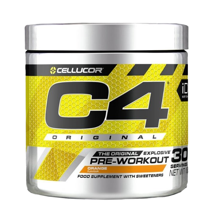 Cellucor C4 Original Pre-Workout Powder - 198g (6.98 oz) Orange Flavor for Energy, Focus & Performance - Ideal for Gym, Running & Fitness Training