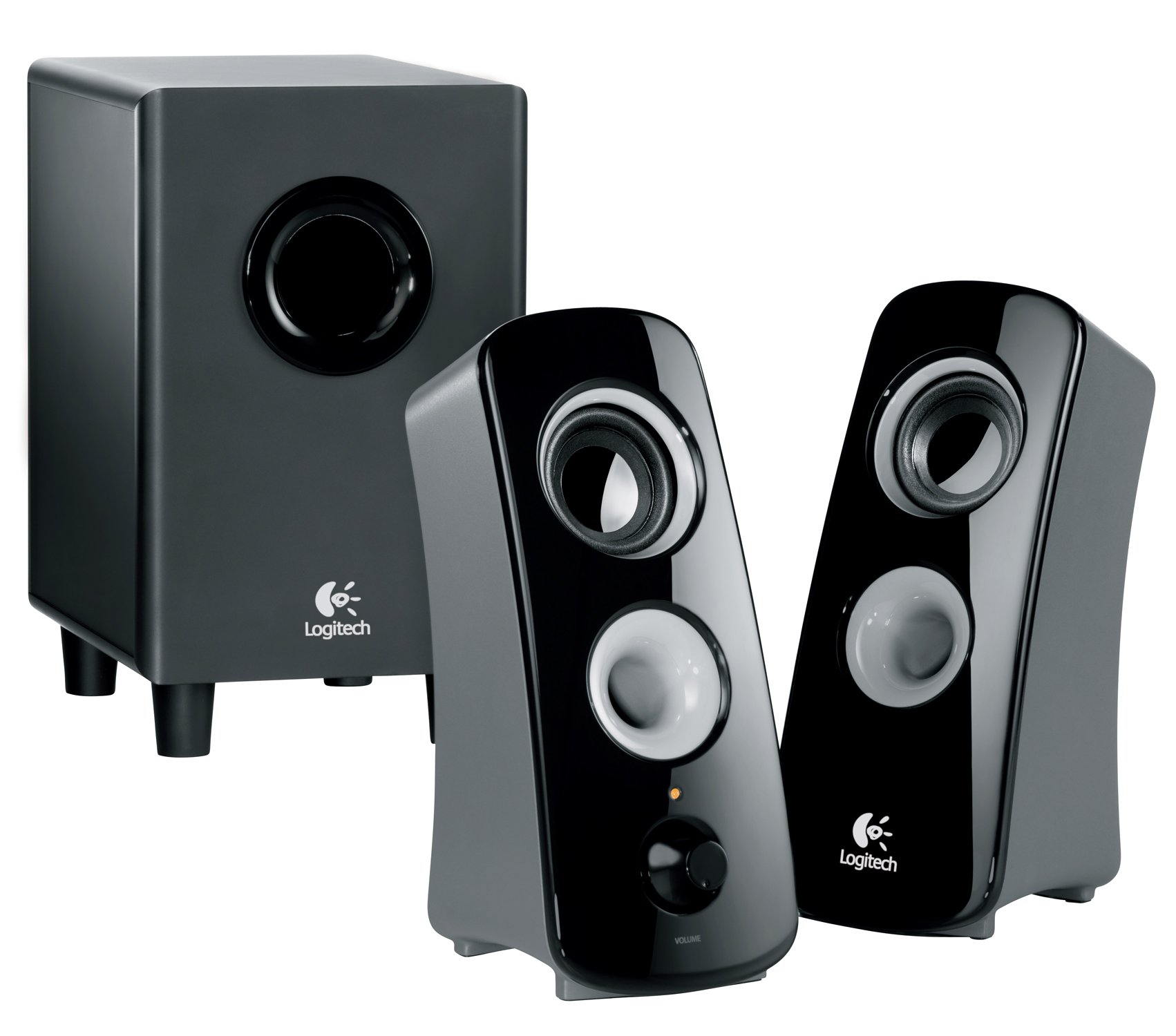 Logitech Z323 2.1 Speaker System with Subwoofer - Powerful Surround Sound for PC, Gaming, Music & Home Theater