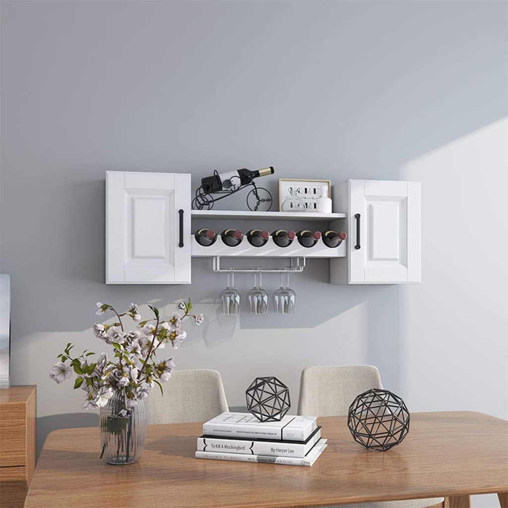 Creative Wall Hanging Wine Rack - Space Saving Shelf for Kitchen & Bar
