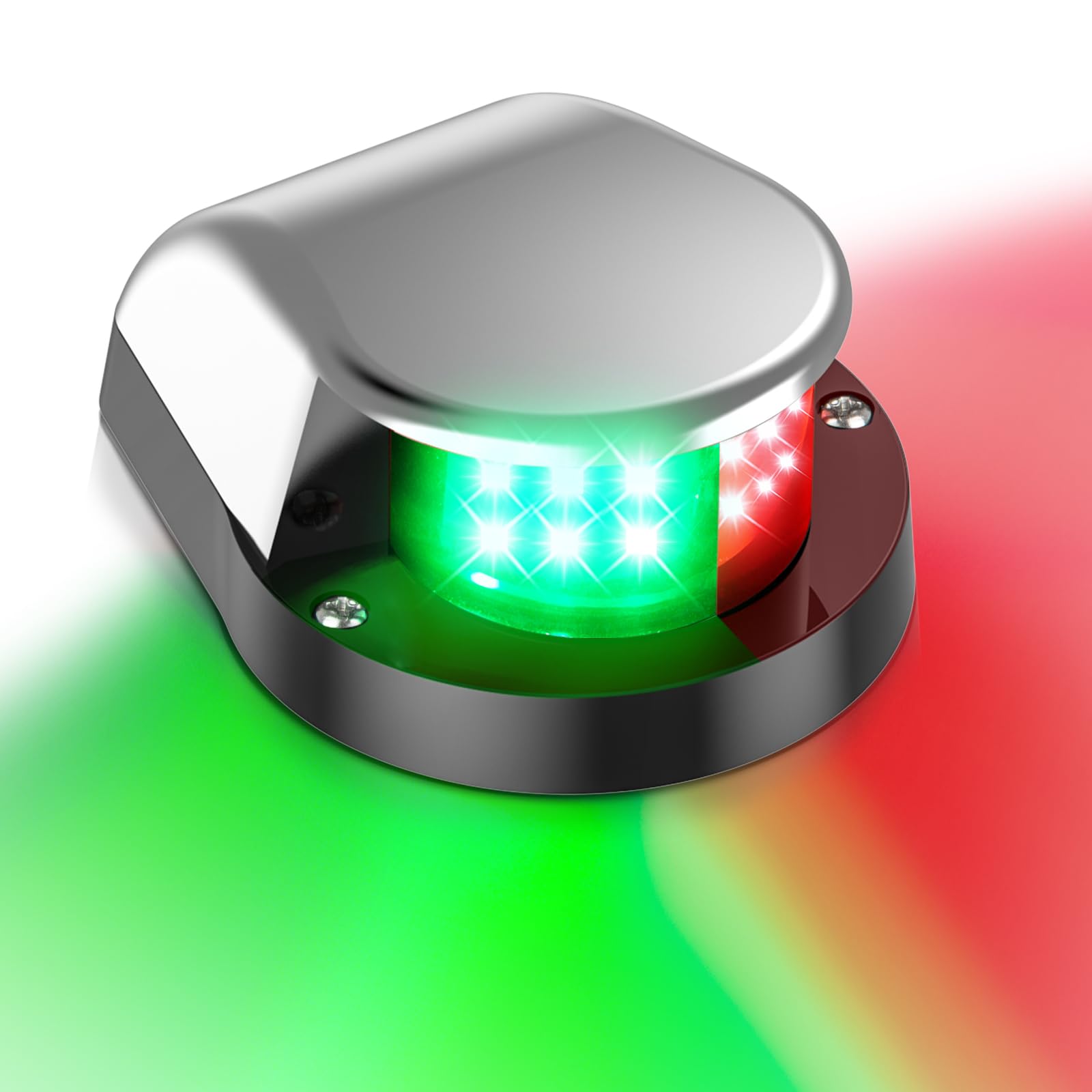 Boat LED Navigation Lights - Marine Bow Lights for Night Fishing Boats