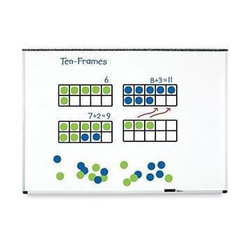 Giant Magnetic Ten Frame Set for Kids - Math Learning Counting Manipulatives for Classroom & Homeschool - Perfect for Early Math Skills & Hands-On Activities