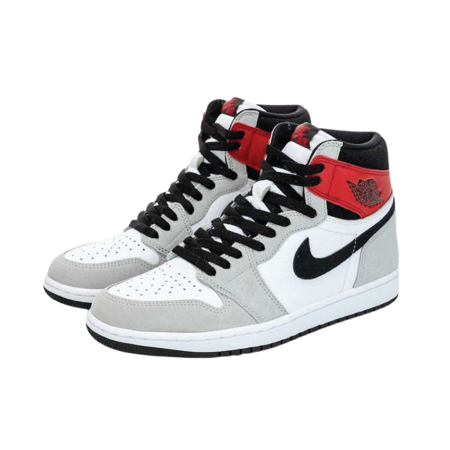 Air Jordan 1 High OG Light Smoke Grey GS Basketball Shoes for Women & Girls - Perfect for Streetwear, Sneaker Collection & Casual Outfits