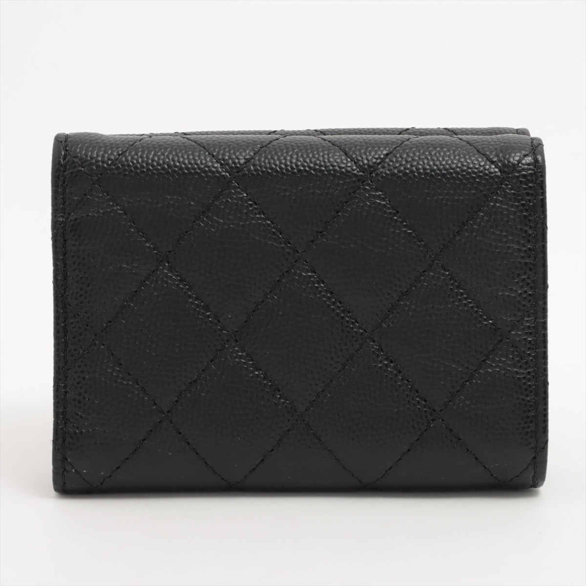 Chanel Caviar Black Fold Wallet for Women | Luxury Leather Wallet with Card Slots & Coin Pocket | Perfect for Everyday Use & Gift Giving