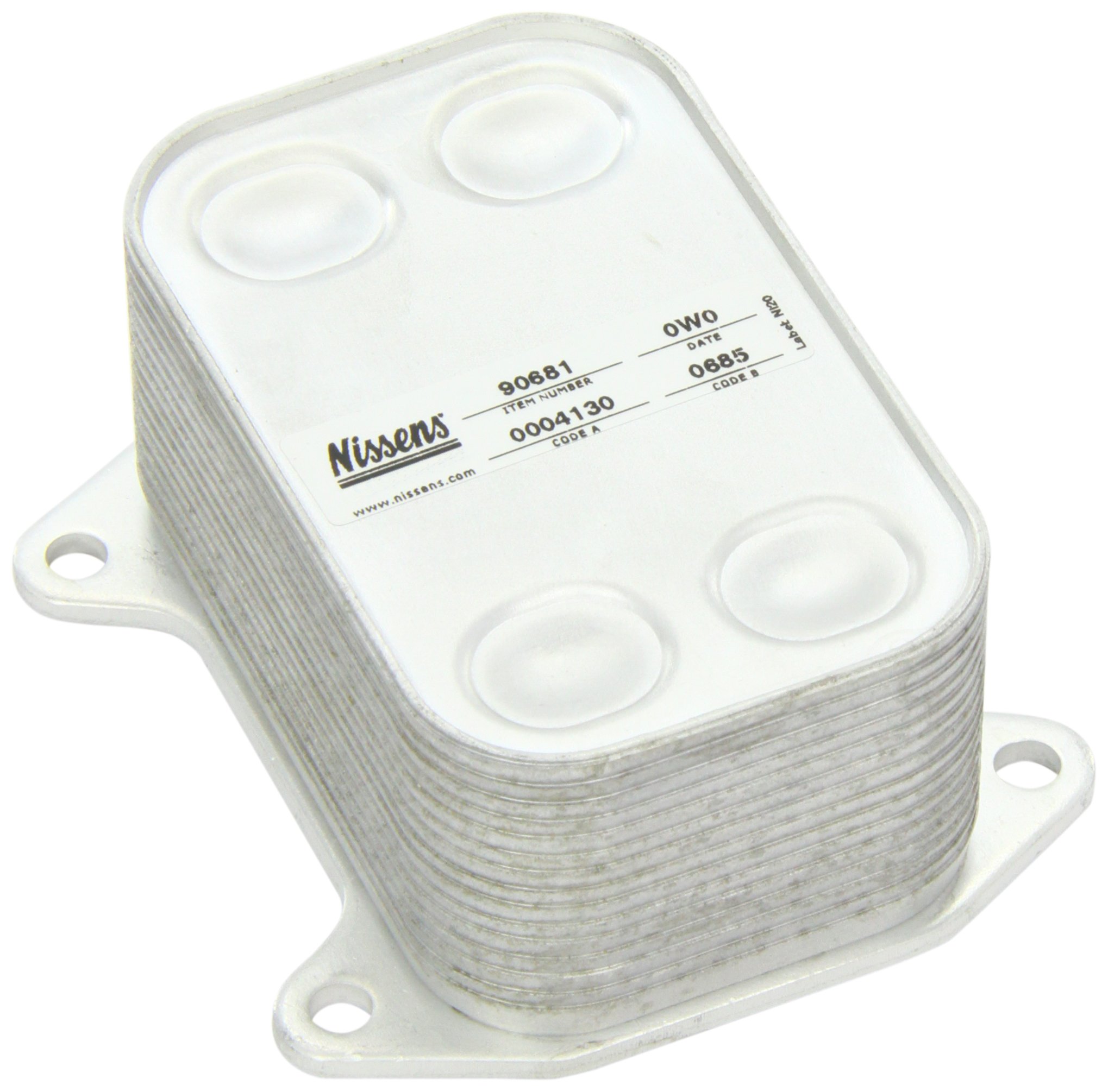Nissens 90681 Oil Cooler - High Performance Replacement for Automotive & Truck Engines - Perfect for Cooling System Upgrades & Repairs
