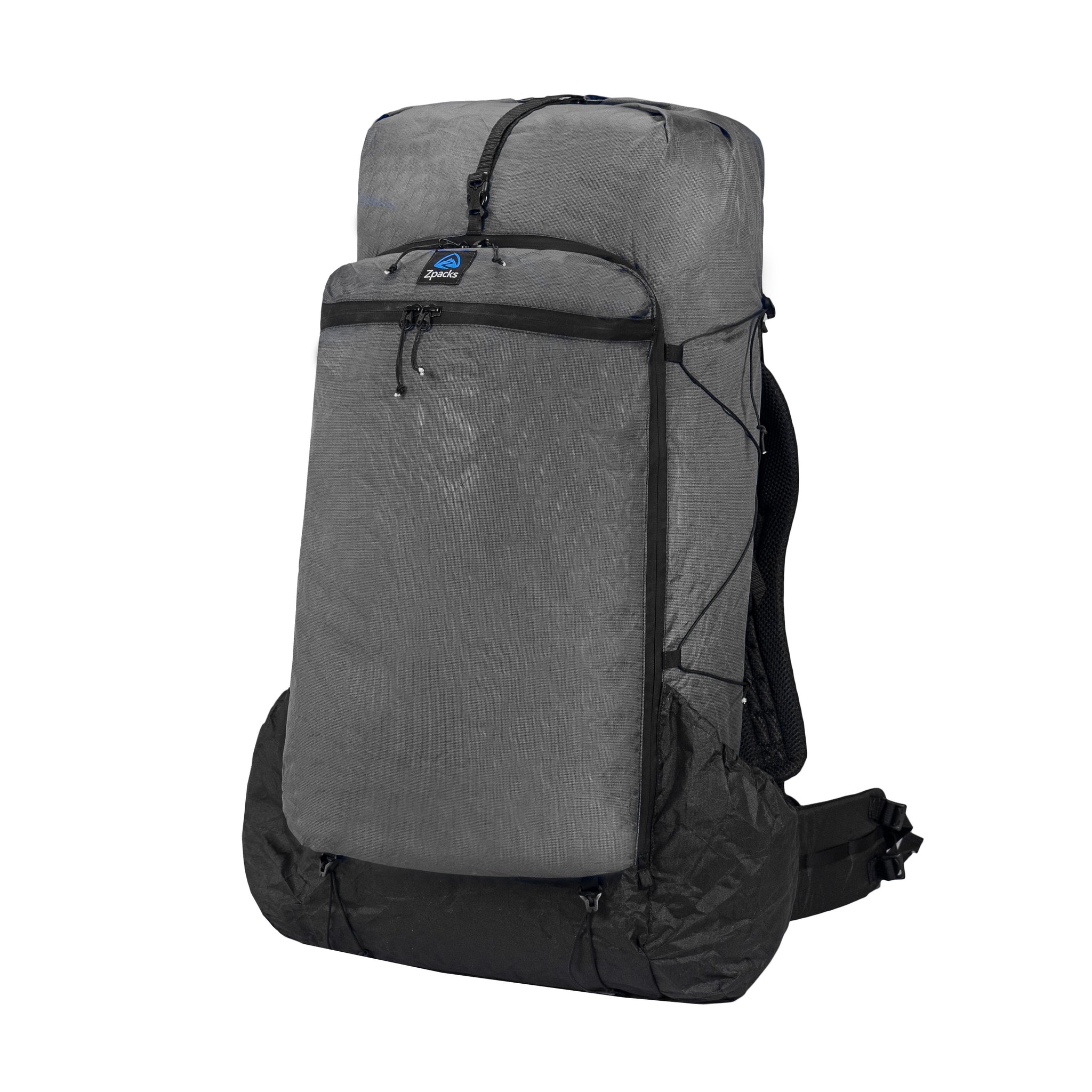 62L Arc Zip Ultra Backpack - Lightweight Hiking Backpack for Men & Women, Storm Gray, Medium Torso, No Belt/No Straps - Perfect for Camping, Travel & Outdoor Adventures