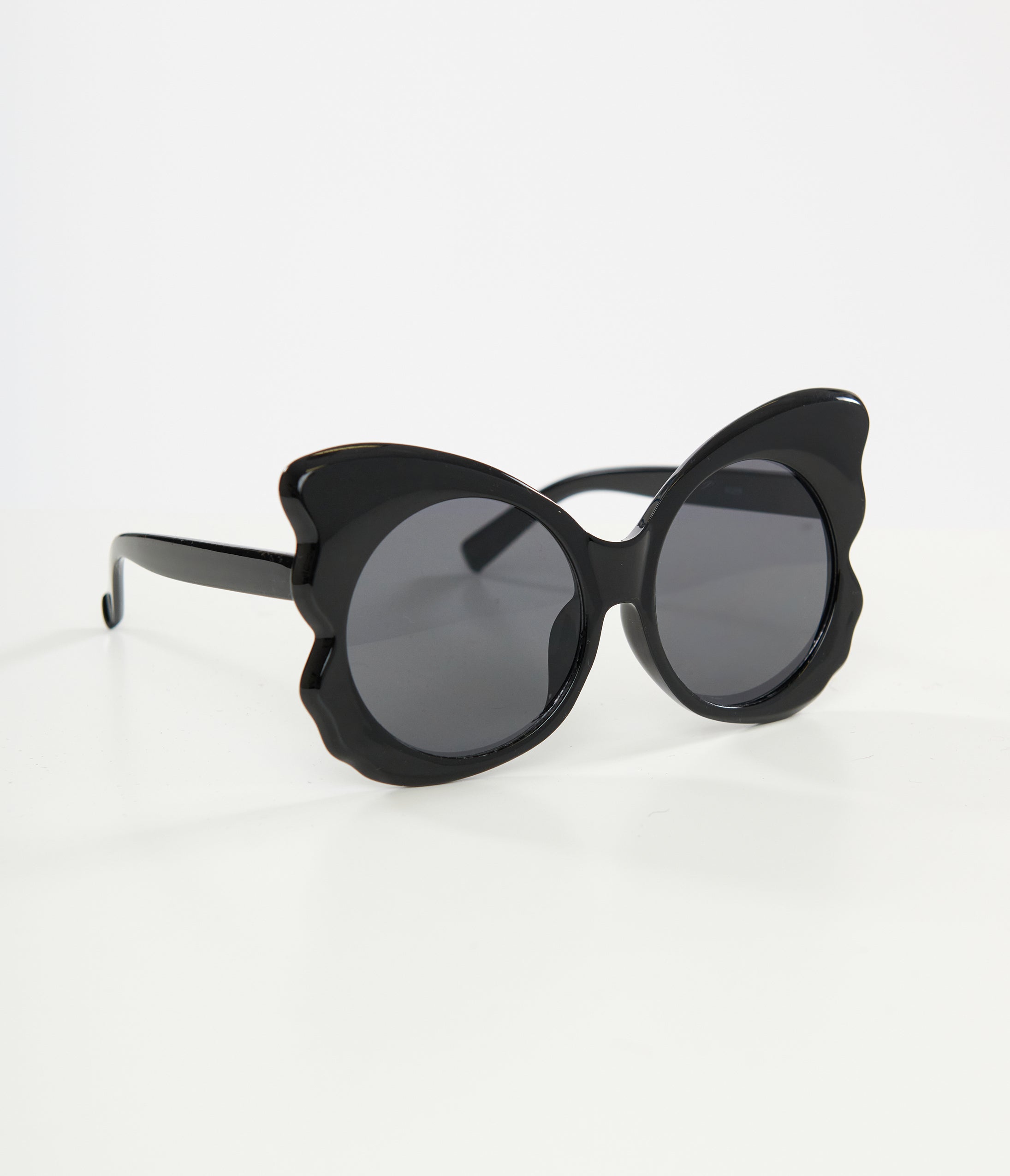 Vintage 1960s Black Butterfly Sunglasses - Retro Cat Eye Shades for Women | Perfect for Beach, Pool, and Summer Fashion Outfits