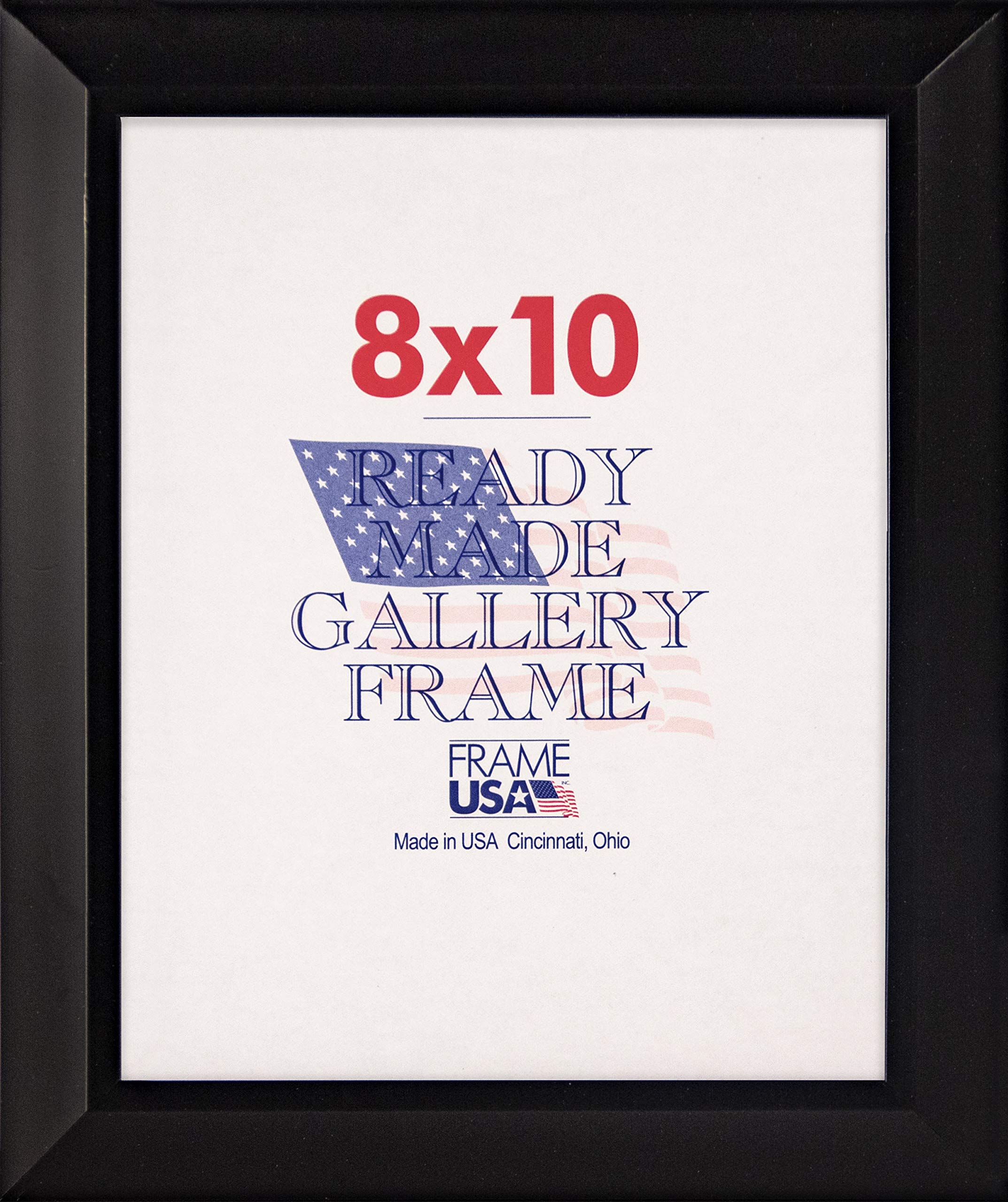 Frame USA Budget Saver Series 8x10 Polystyrene Poster Frames (Black) - Lightweight & Durable Wall Decor for Photos, Art Prints, and Posters - Perfect for Home, Office, or Classroom Display