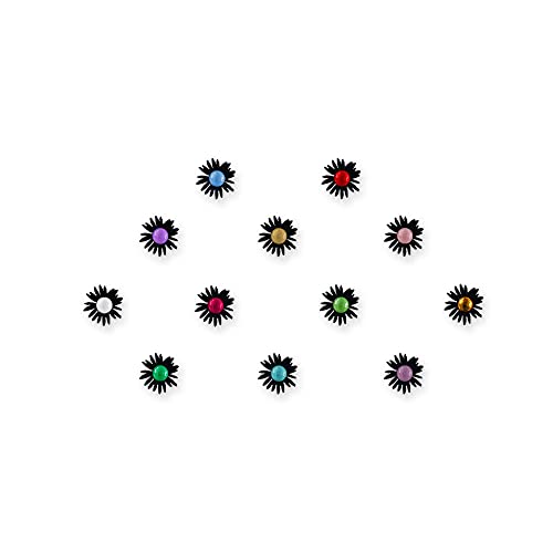 Comet Busters Adorable 6mm Bindi Stickers for Kids & Girls - Face Decoration & Festival Accessories - Perfect for Diwali, Halloween & Costume Parties (BBO068)