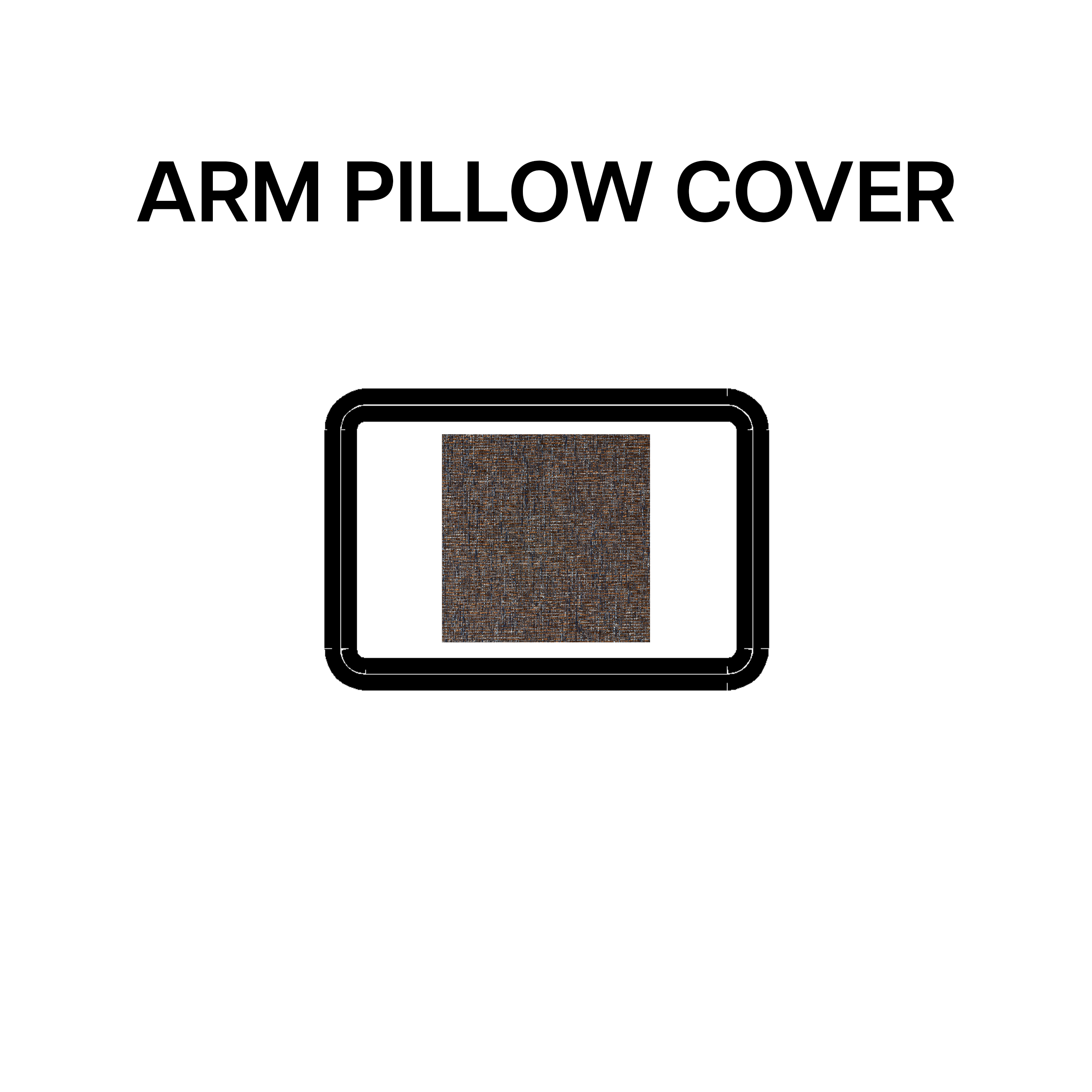 Eclipse BP 639 64 Arm Pillow Cover - Soft & Comfortable Support for Reading, Travel, and Office Use