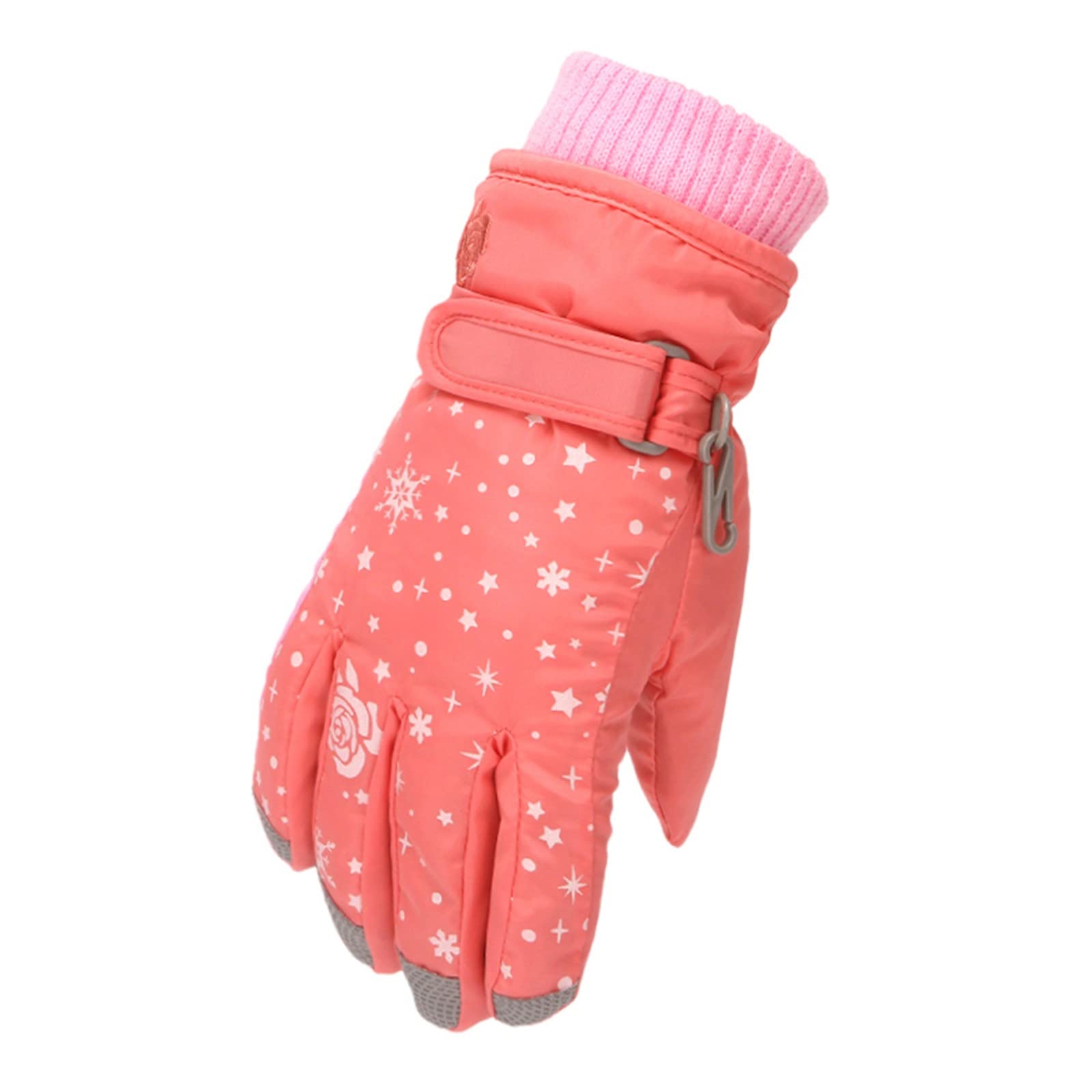 **Kids Winter Snow Ski Gloves for Boys & Girls - Windproof & Warm Snowboard Gloves for Outdoor Snow Skating & Skiing - Perfect for Ski Resorts, Snow Play & Winter Sports**