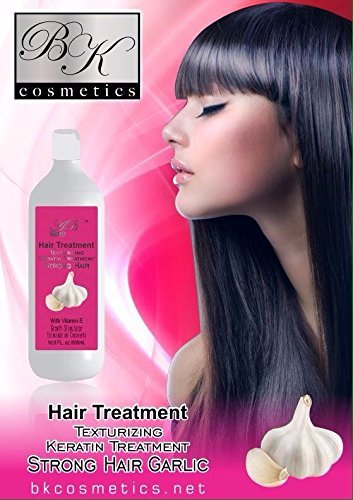 Keratin Hair Treatment for Straightening & Smoothing - Classic Blowout Formula with Garlic Extract (16.9 Oz) - Professional Salon Quality at Home - Perfect for Frizzy, Curly & Damaged Hair Care Routine