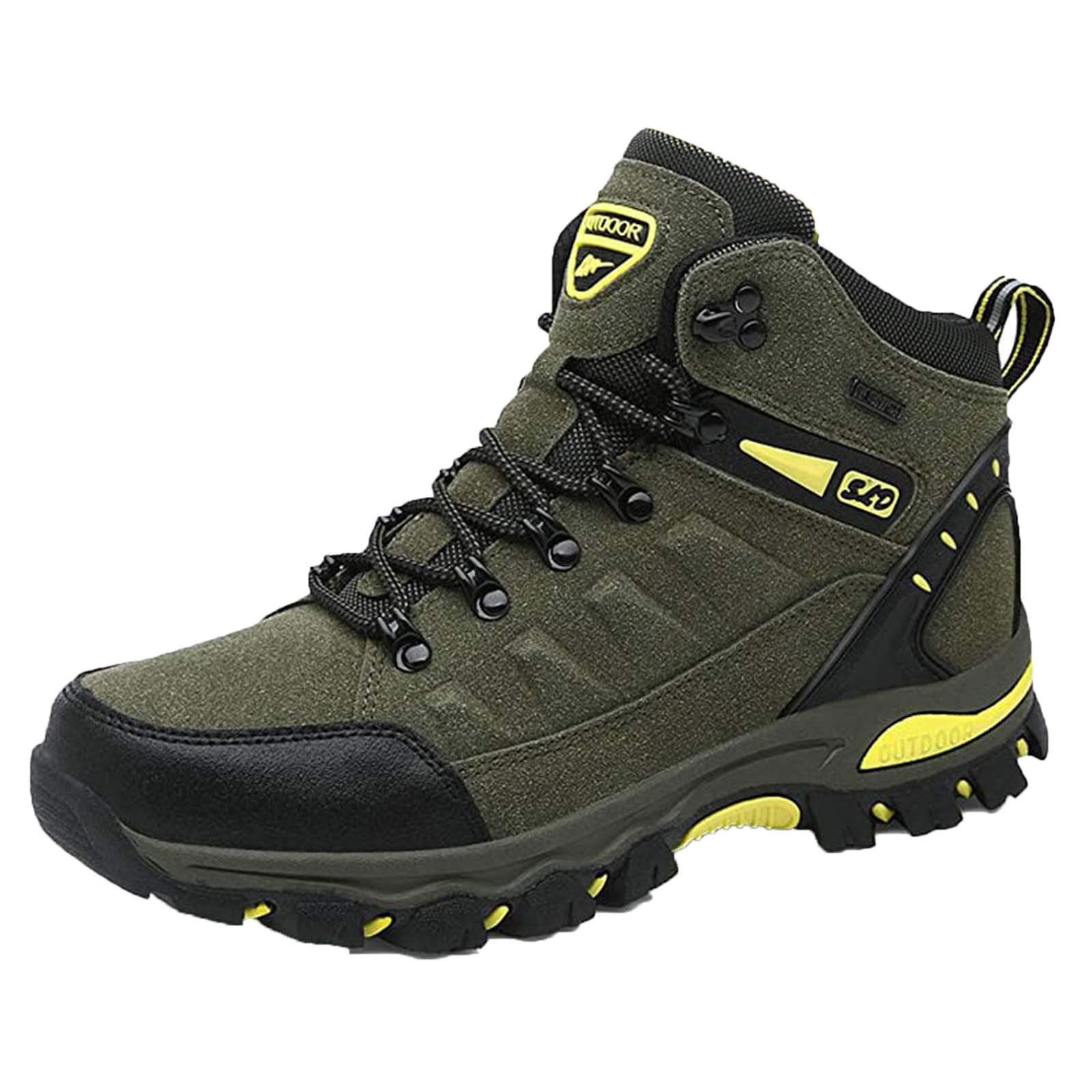 RUIY Breathable Mesh Hiking Shoes for Men - Non-Slip Outdoor Climbing Sneakers - Perfect for Couples Hiking, Trail Running & Mountain Adventures