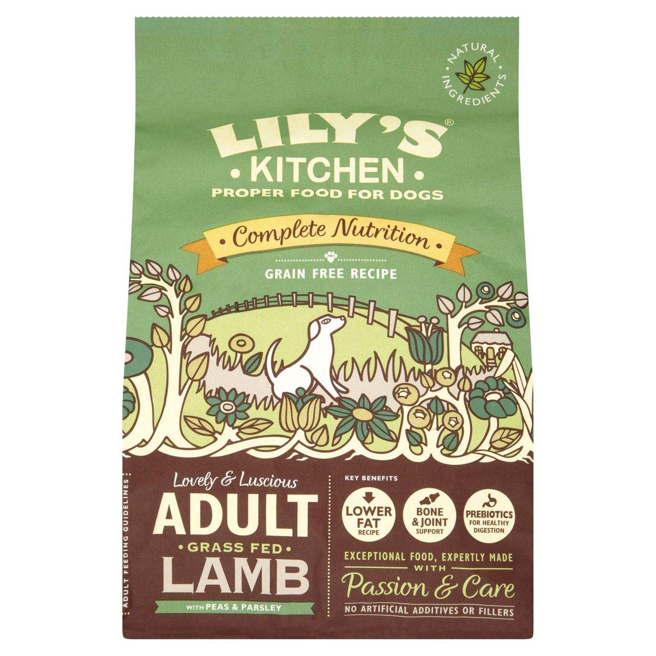 Lily's Kitchen Dry Dog Food - Lamb Flavor for Small Dogs (1Kg) - Perfect for Training & Treats