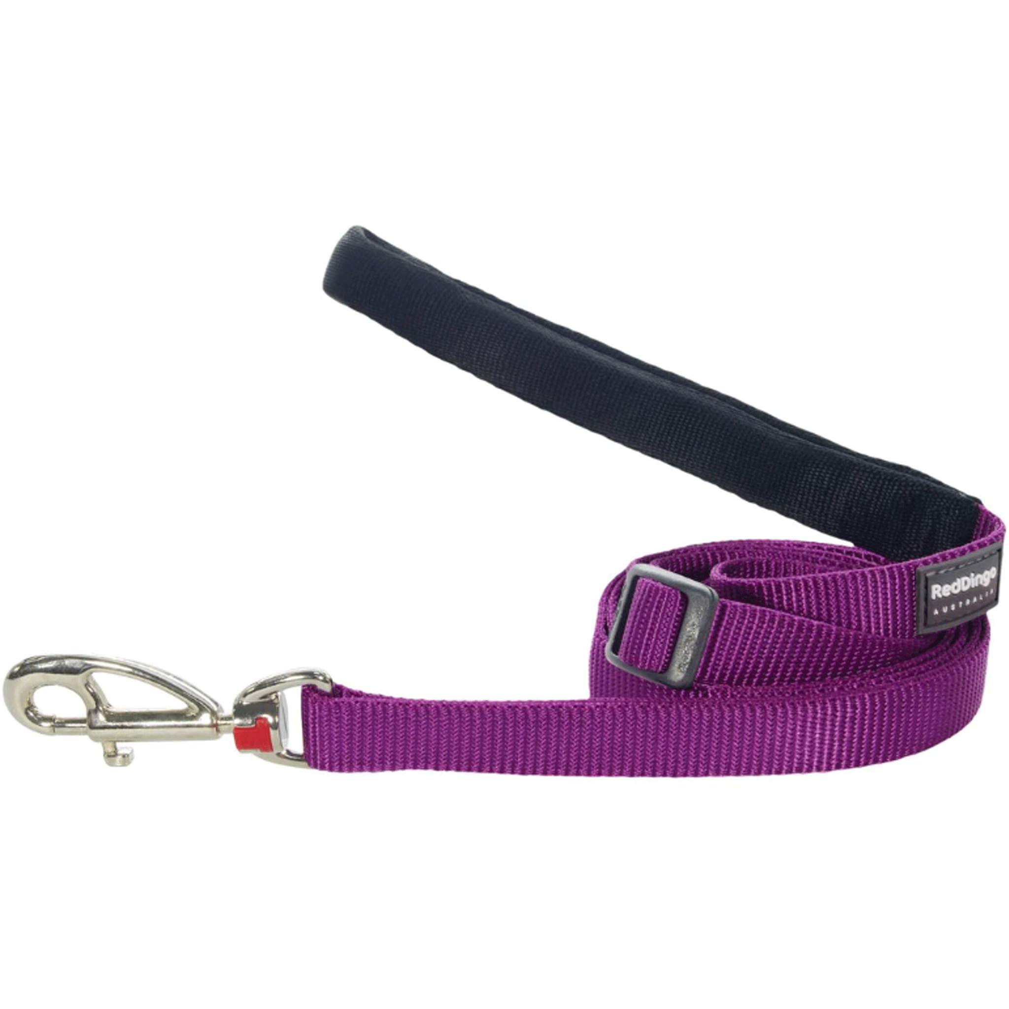 Red Dingo Purple Classic Adjustable Dog Lead - Strong Nylon Reflective Leash for Medium to Large Dogs - Perfect for Walking, Running & Outdoor Adventures