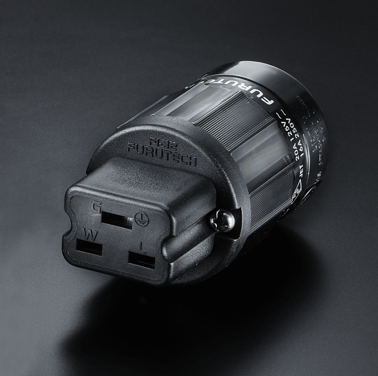 Premium Furutech FI-32 (R) 20A Rhodium Plated IEC Power Connector - High-End Audio Equipment Upgrade for Amplifiers & Hi-Fi Systems