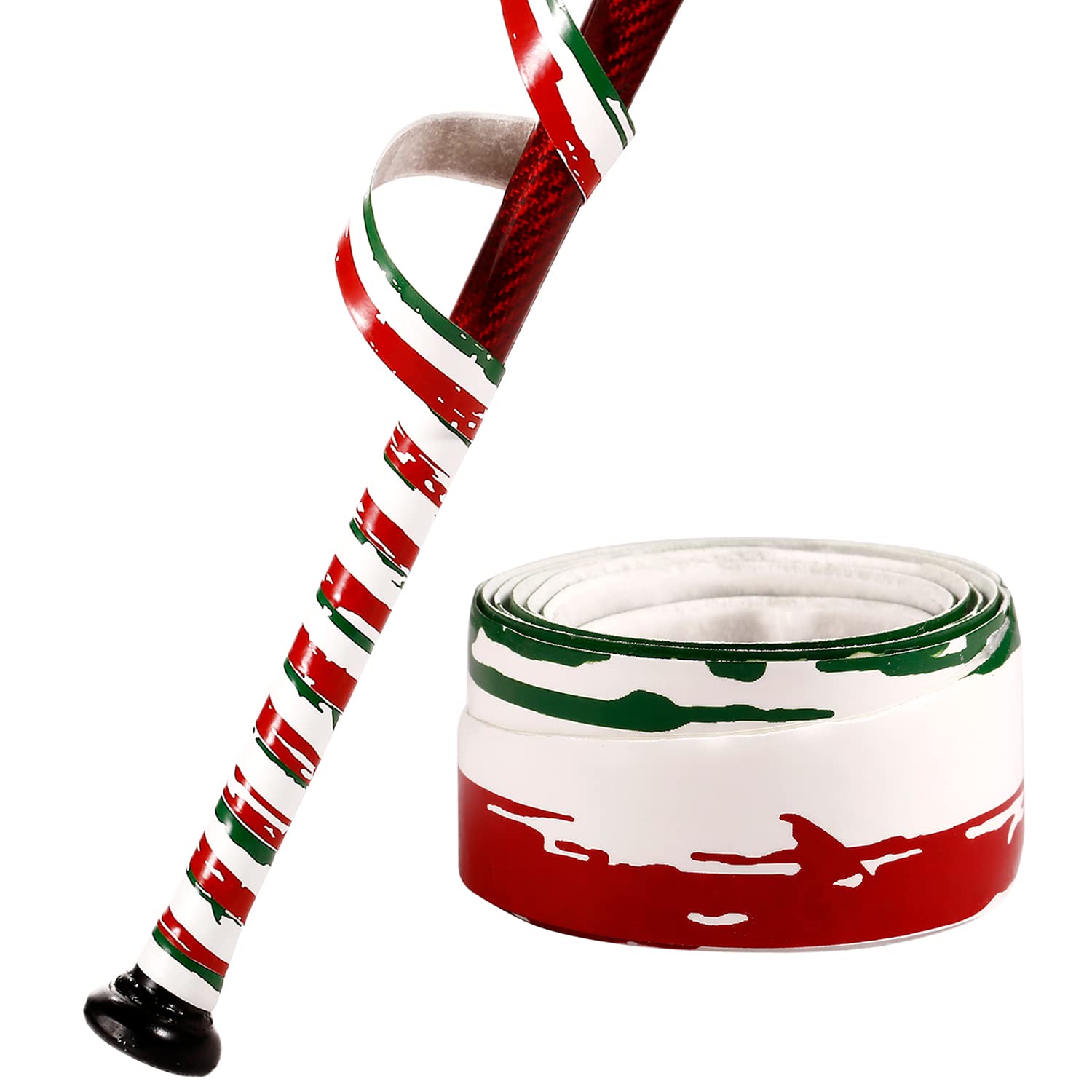 Insum Baseball Bat Grip Tapes - 1.1mm Flag Design Softball Bat Wrap for Enhanced Grip and Control, Perfect for Training and Game Day Performance