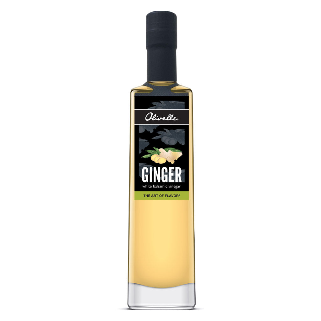 Premium Organic Ginger White Balsamic Vinegar - Aged Italian Condiment for Salads, Marinades & Gourmet Cooking