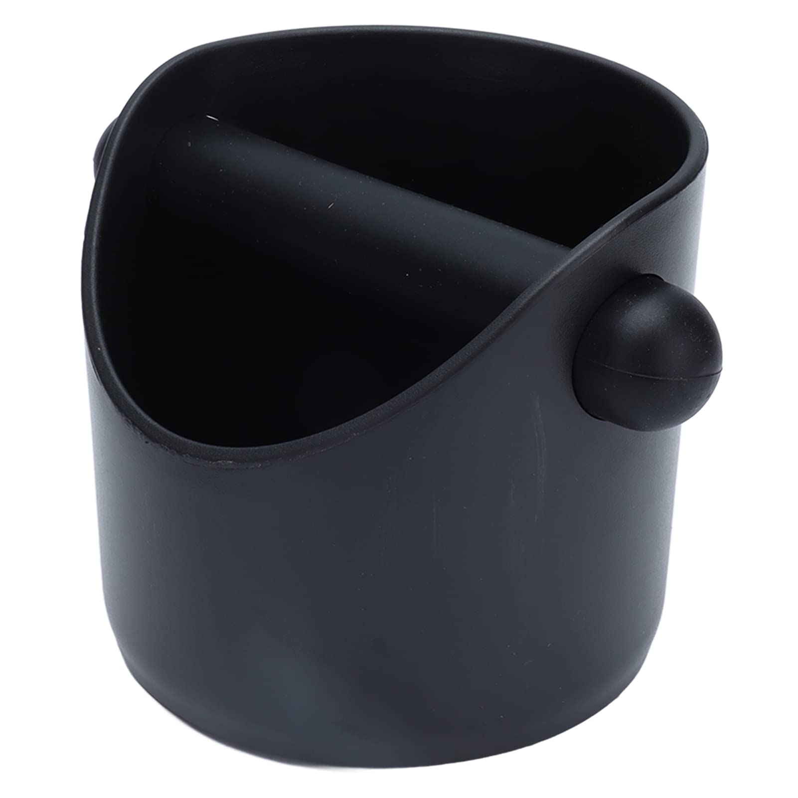 Premium Coffee Knock Box - Large Capacity Durable Plastic & Rubber Coffee Grounds Bin for Espresso Machines - Easy to Clean for Home Kitchens & Coffee Shops (Perfect for Baristas & Home Brewing Enthusiasts)