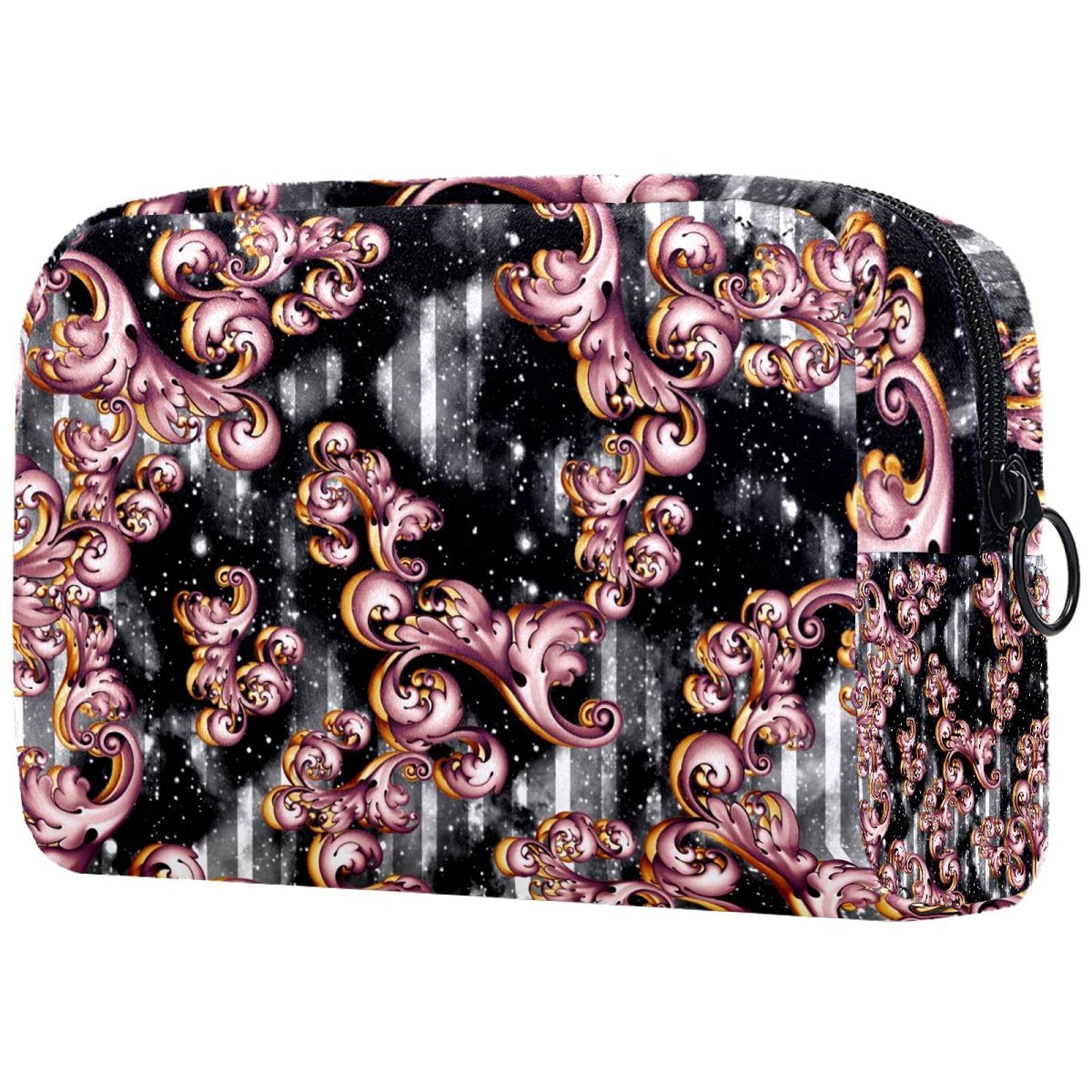 Stylish Abstract Pattern Cosmetic Bags for Women - Soft Travel Toiletry Organizer with Zipper - Custom Makeup Pouch - Perfect Gift for Her | Ideal for Travel, Gym, and Everyday Use