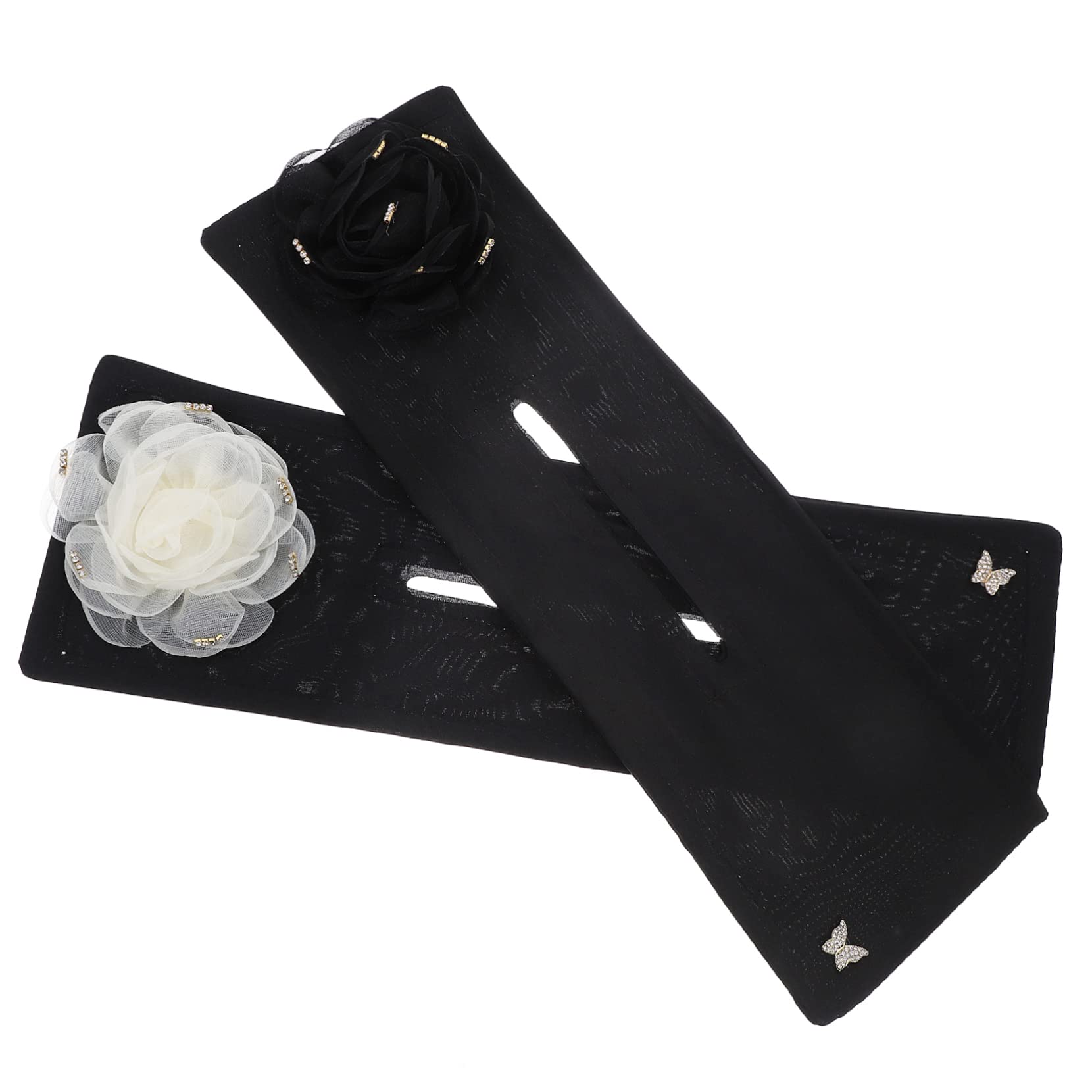Beaupretty 2pcs Floral Hair Clips & Bun Makers - Perfect for Ponytails & Updos