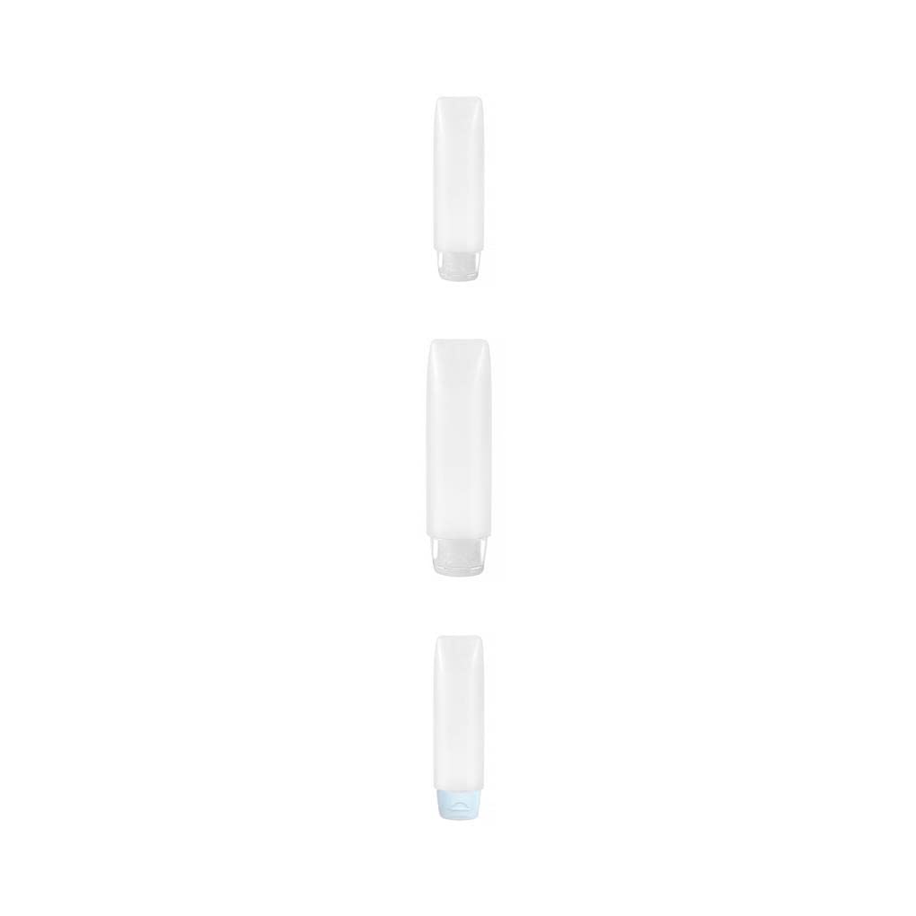 3 Pack Travel Bottles Leak Proof - Portable Refillable Containers for Toiletries, Liquids & Cosmetics - Perfect for Airplane Carry-On, Gym, Camping & Travel Accessories
