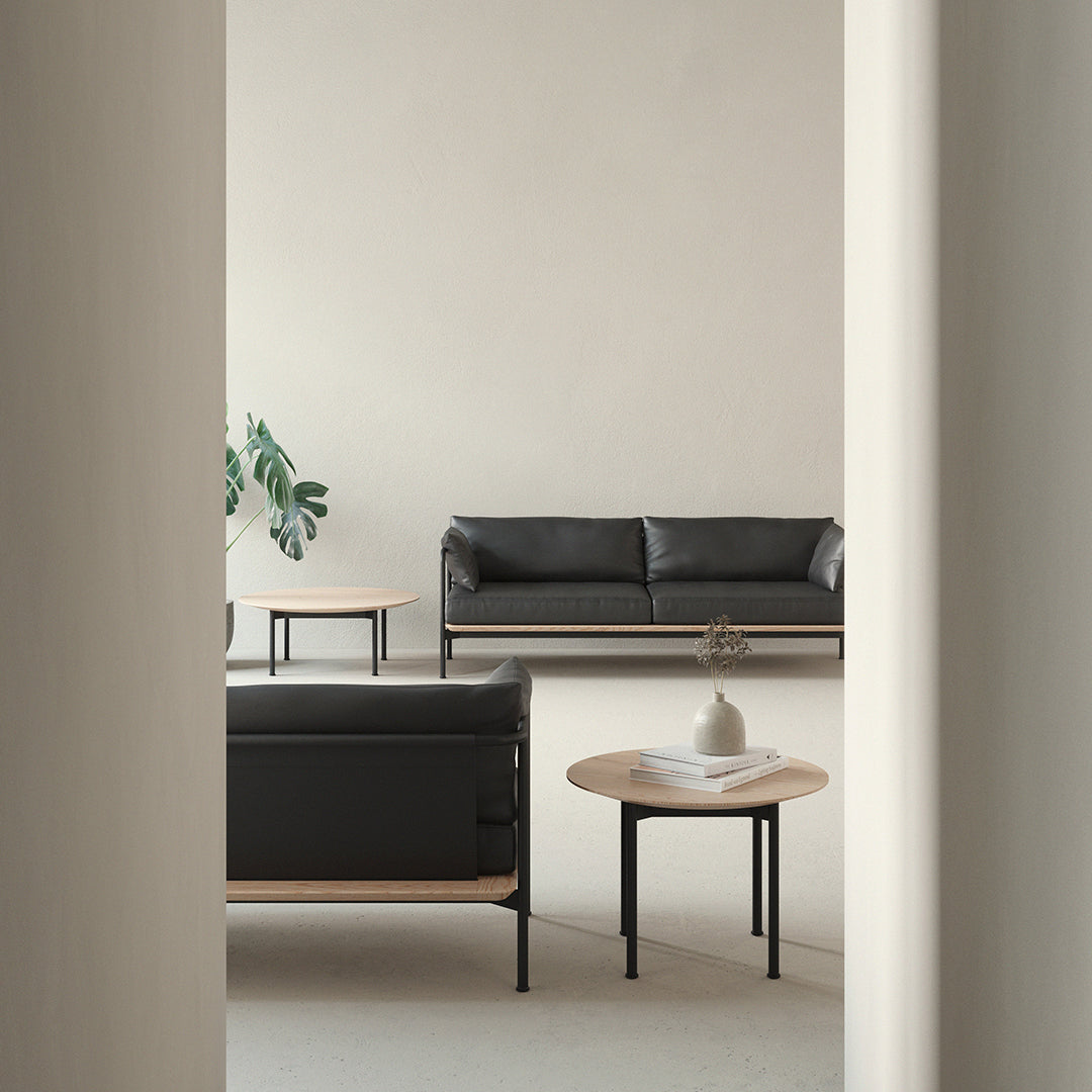 Modern Crawford Sofa 2.0 - Comfortable 3-Seater Living Room Couch with Premium Fabric - Perfect for Family Gatherings, Movie Nights & Small Space Apartments